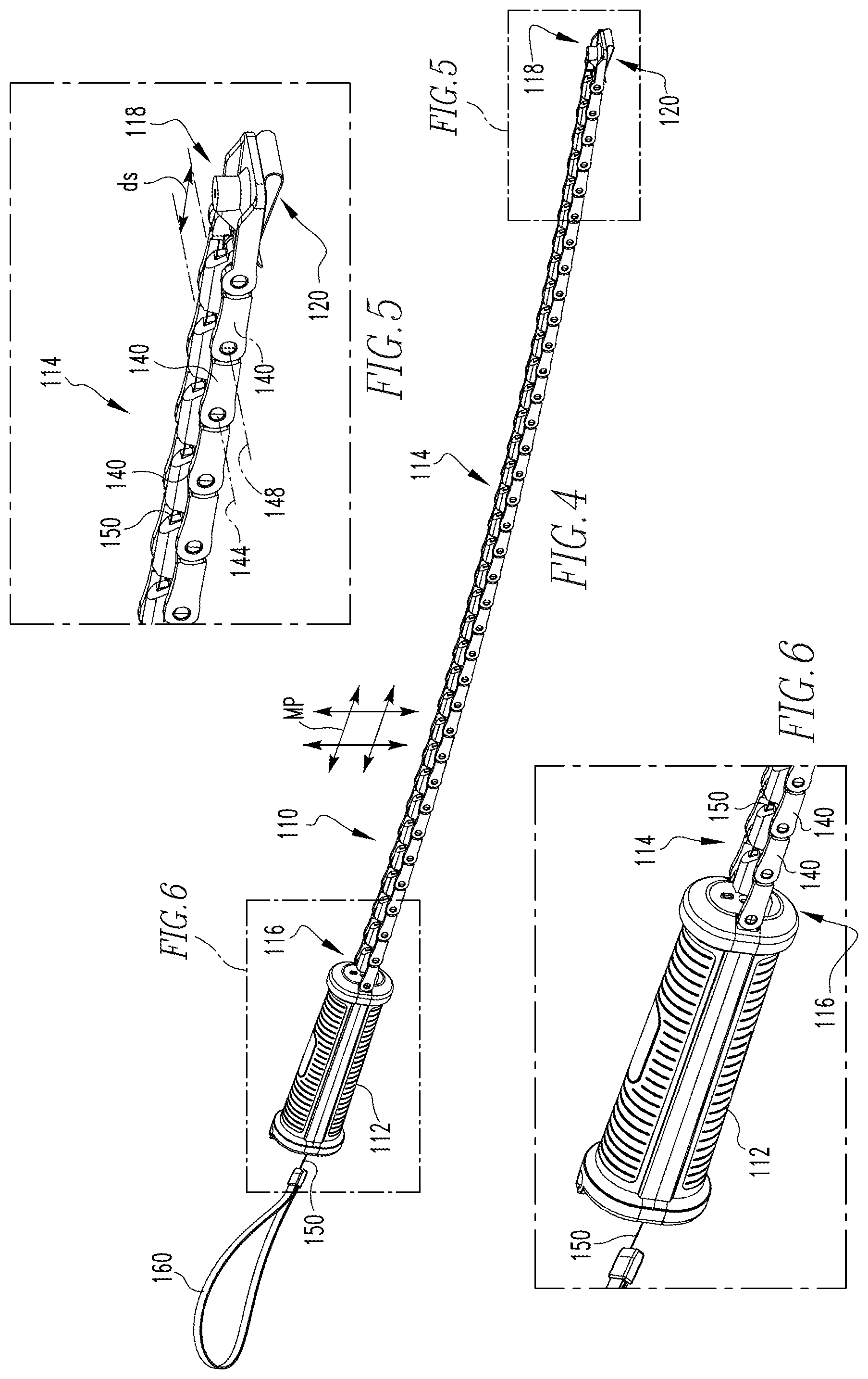 Patent US12128511 Figure 4 – Apparatus and method for positioning a safety strap