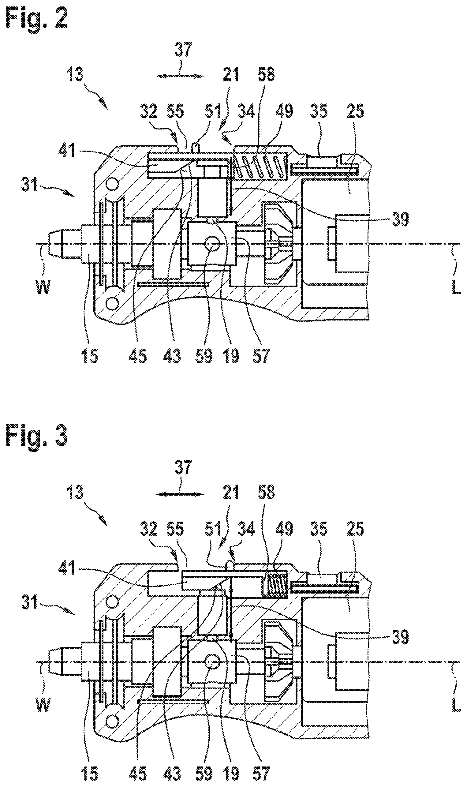 Patent US12128538 Figure 2 – Locking device for a handheld power tool