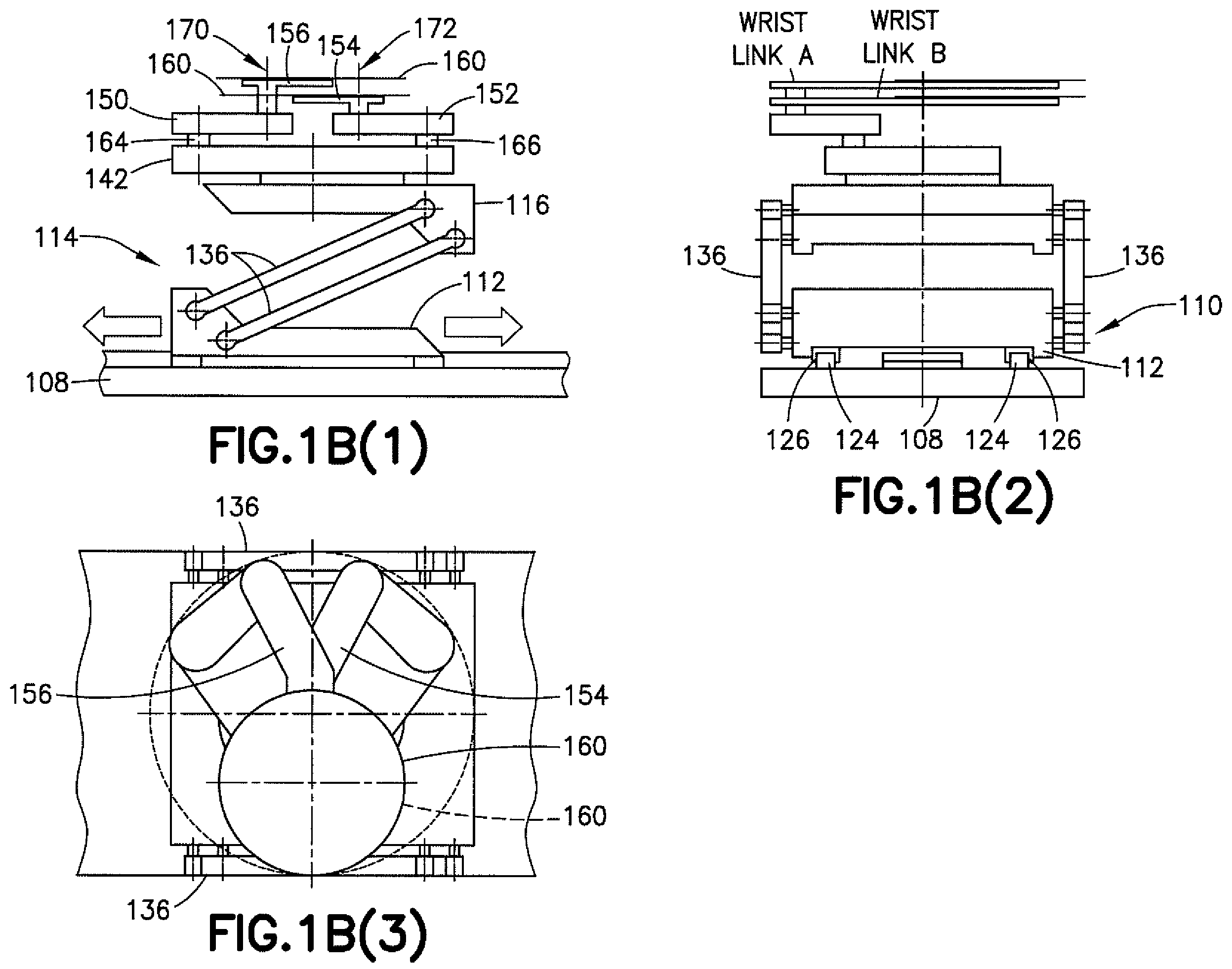 Patent US12128558 Figure 3 – Compact traversing robot