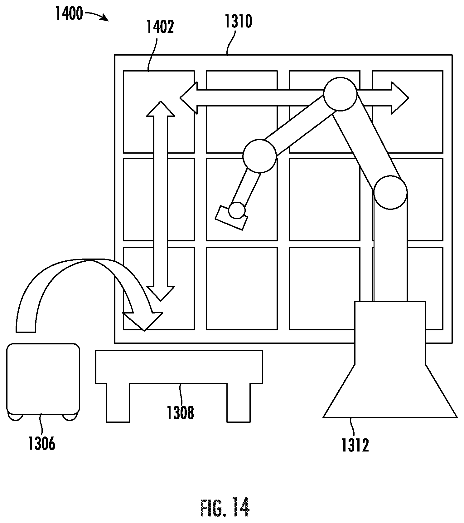 Patent US12128572 Figure 12 – Robotic sortation system