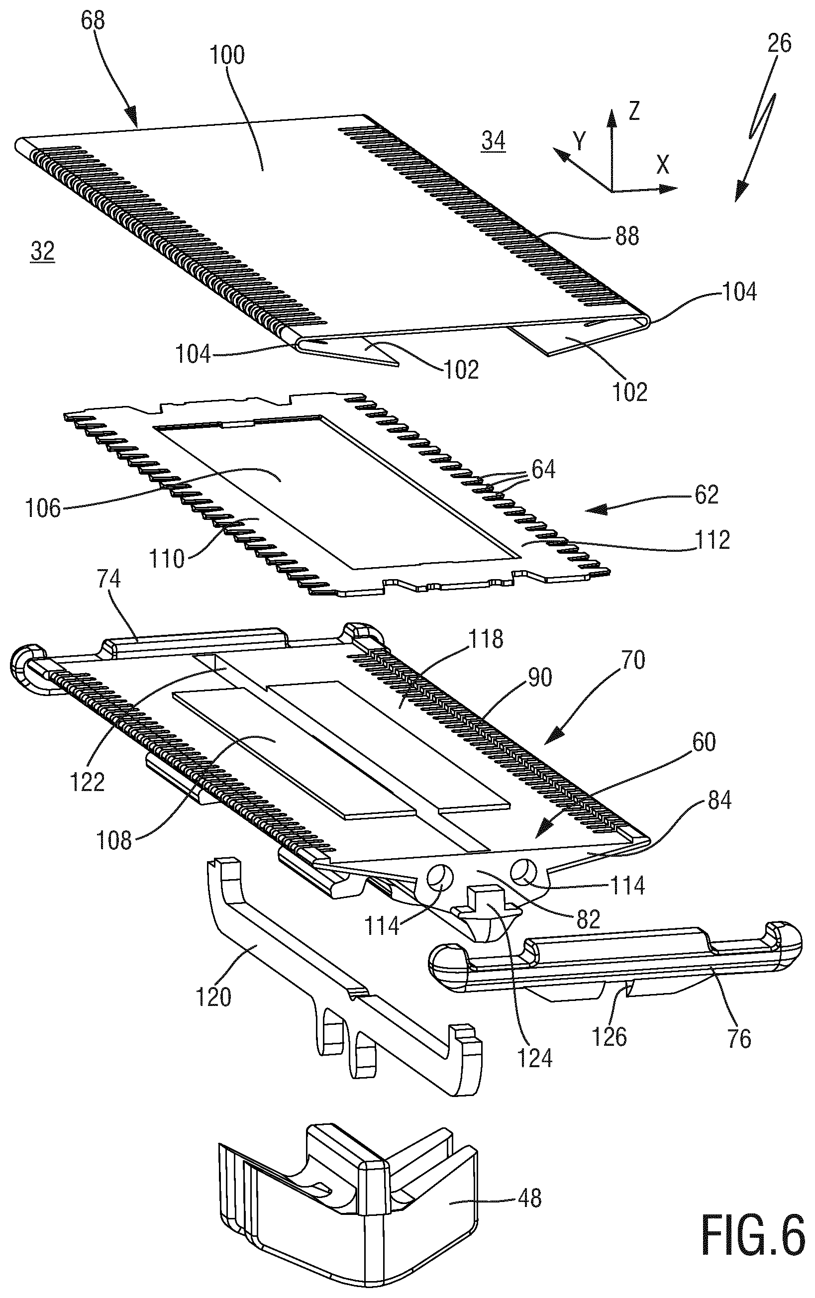 Patent US12128574 Figure 5 – Stationary blade, blade set, and manufacturing method