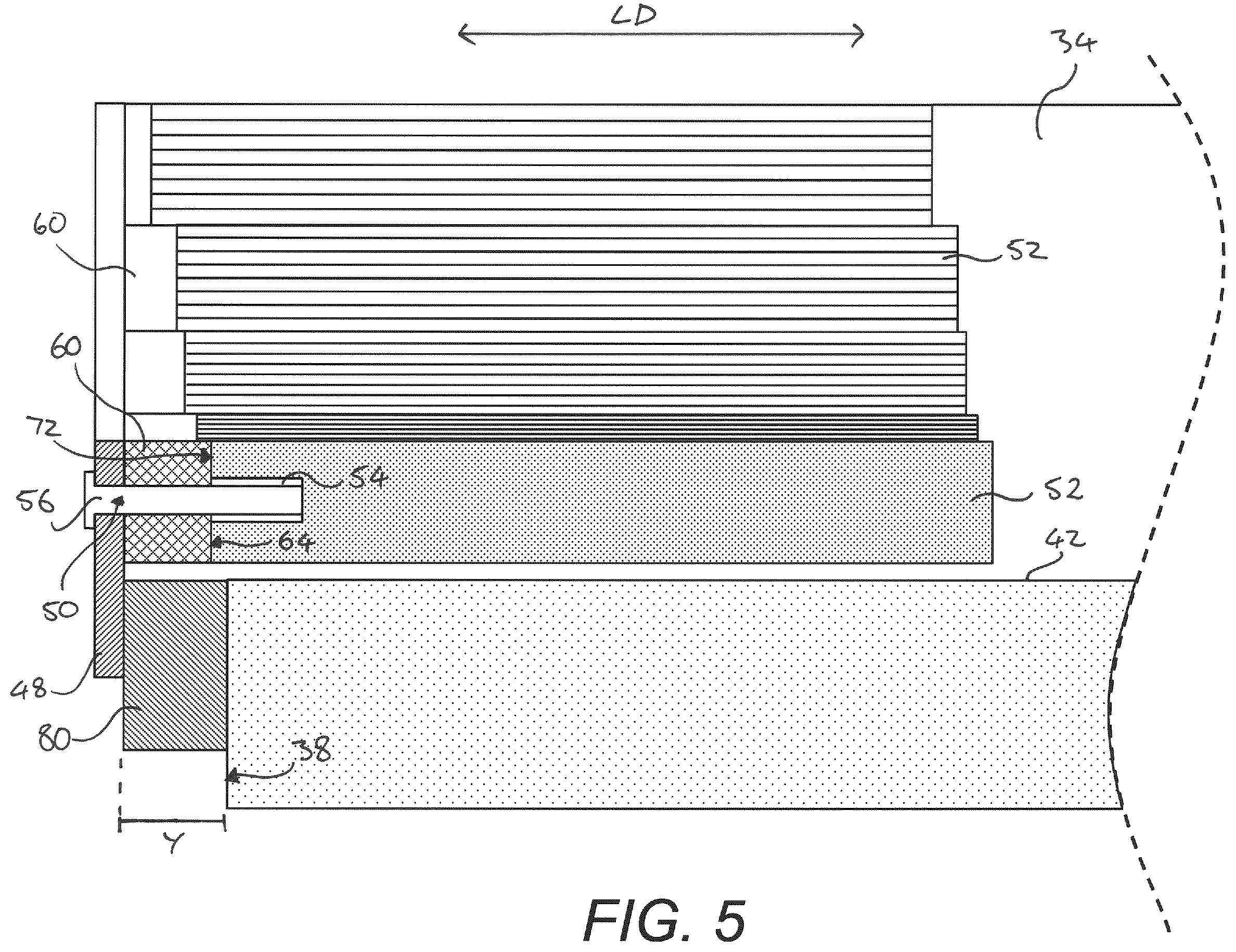 Patent US12128586 Figure 5 – Method of manufacturing a wind turbine blade having an inclined root end surface
