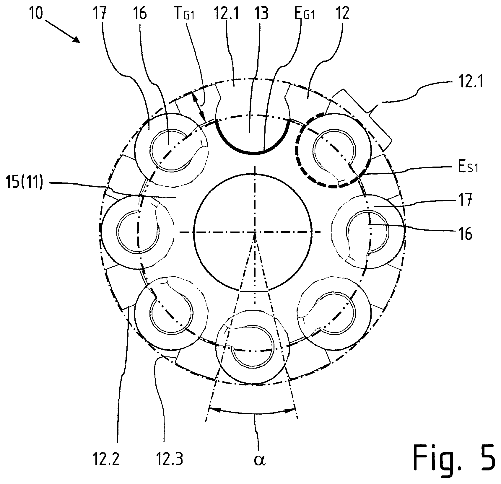 Patent US12128599 Figure 5 – Degassing extruder having a multi-screw unit and method for degassing polymer melts therewith