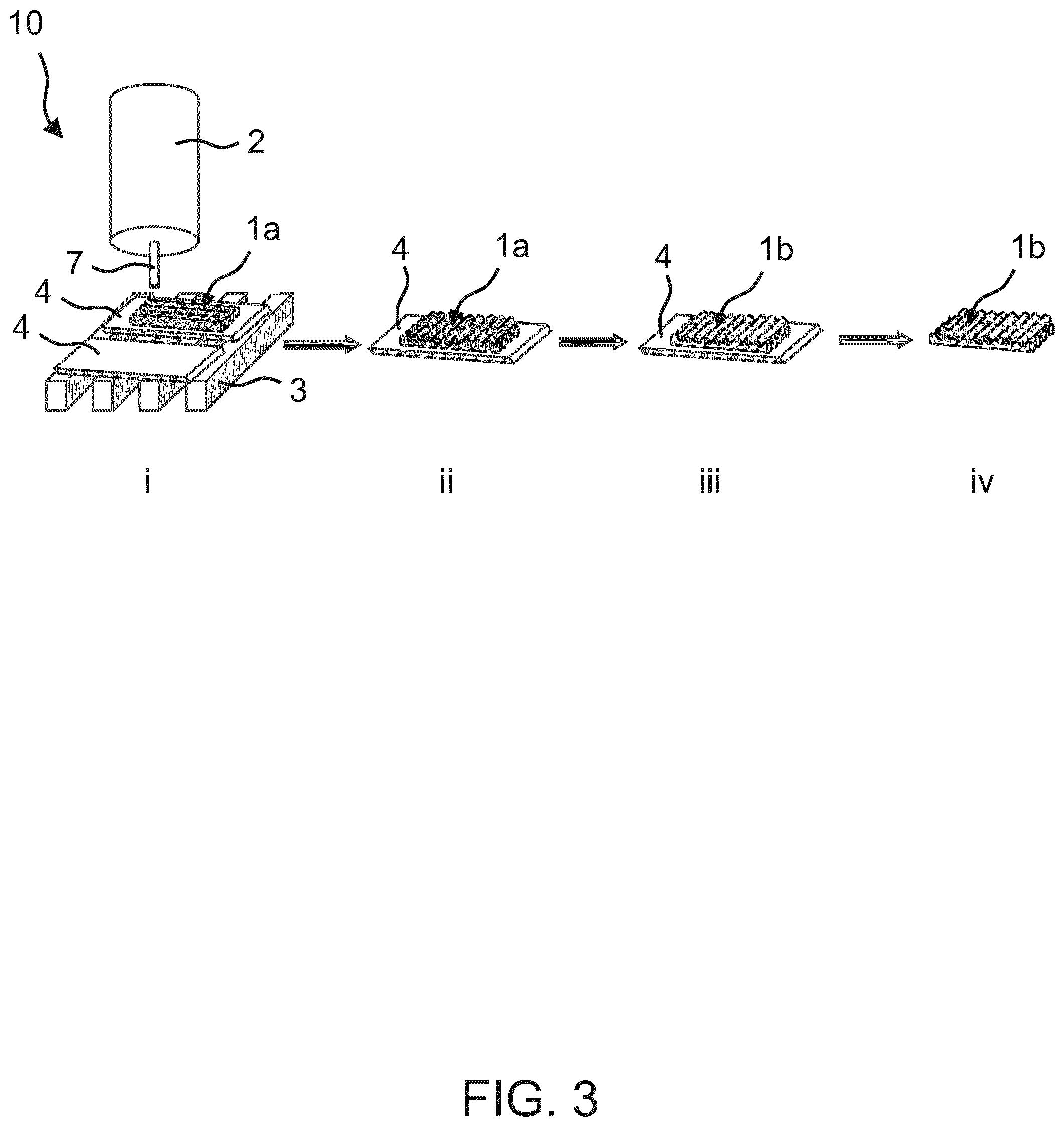Patent US12128626 Figure 3 – Method for producing three-dimensional hydrogel structures and device for the layerwise building-up of such hydrogel structures