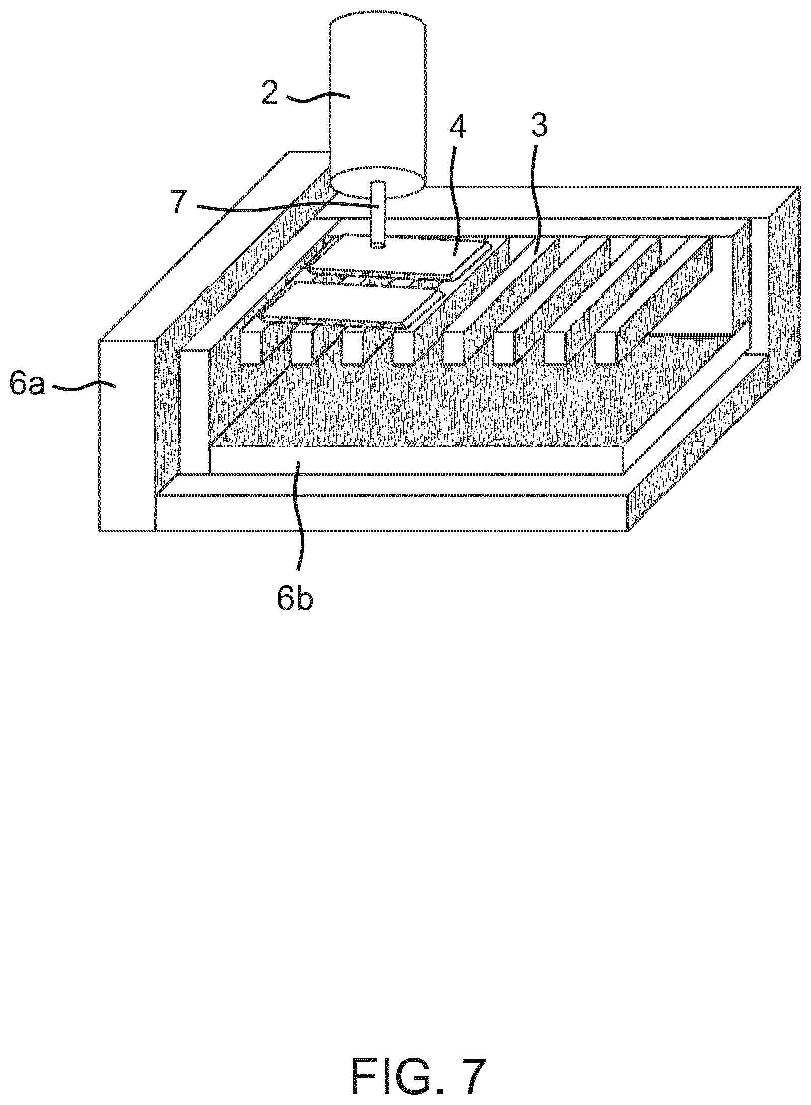 Patent US12128626 Figure 7 – Method for producing three-dimensional hydrogel structures and device for the layerwise building-up of such hydrogel structures