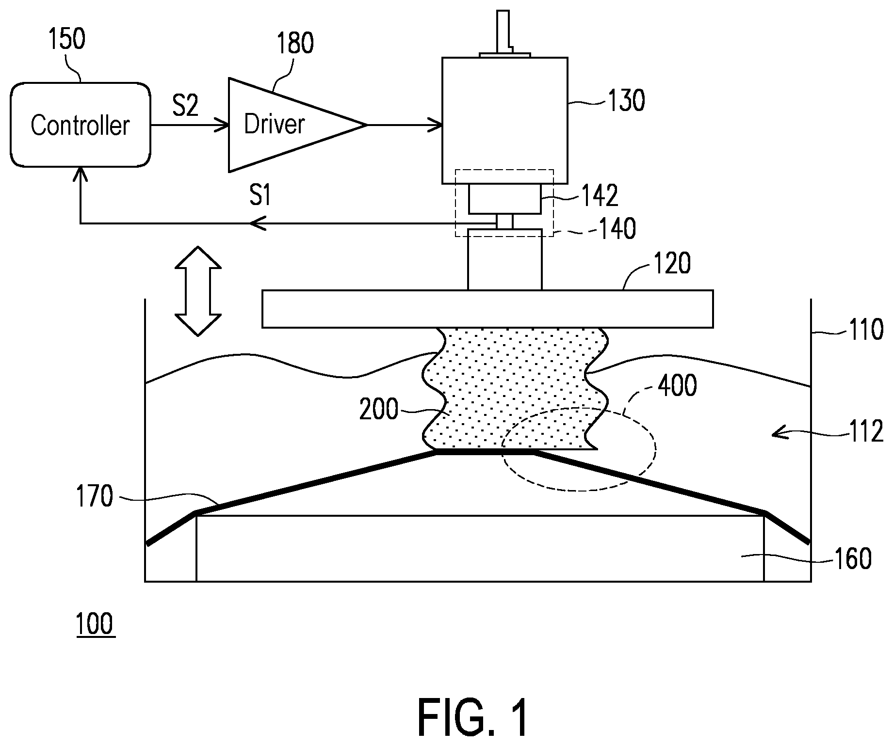 Patent US12128632 Figure 1 – 3D printing apparatus