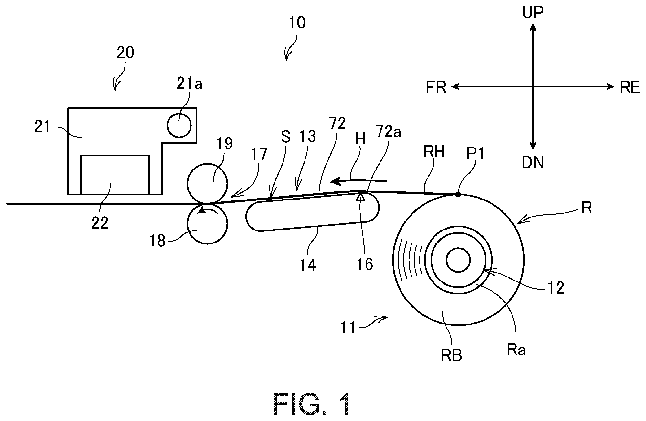 Patent US12128671 Figure 1 – Printing apparatus and control method for printing apparatus