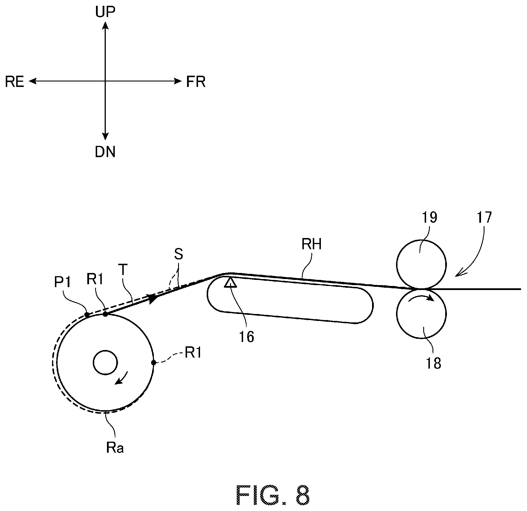 Patent US12128671 Figure 8 – Printing apparatus and control method for printing apparatus