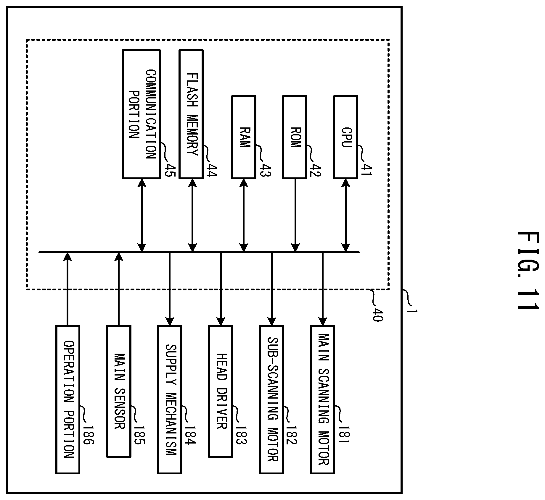 Patent US12128690 Figure 11 – Liquid supply system, control method, non-transitory computer-readable medium storing computer-readable instructions, and liquid supply device