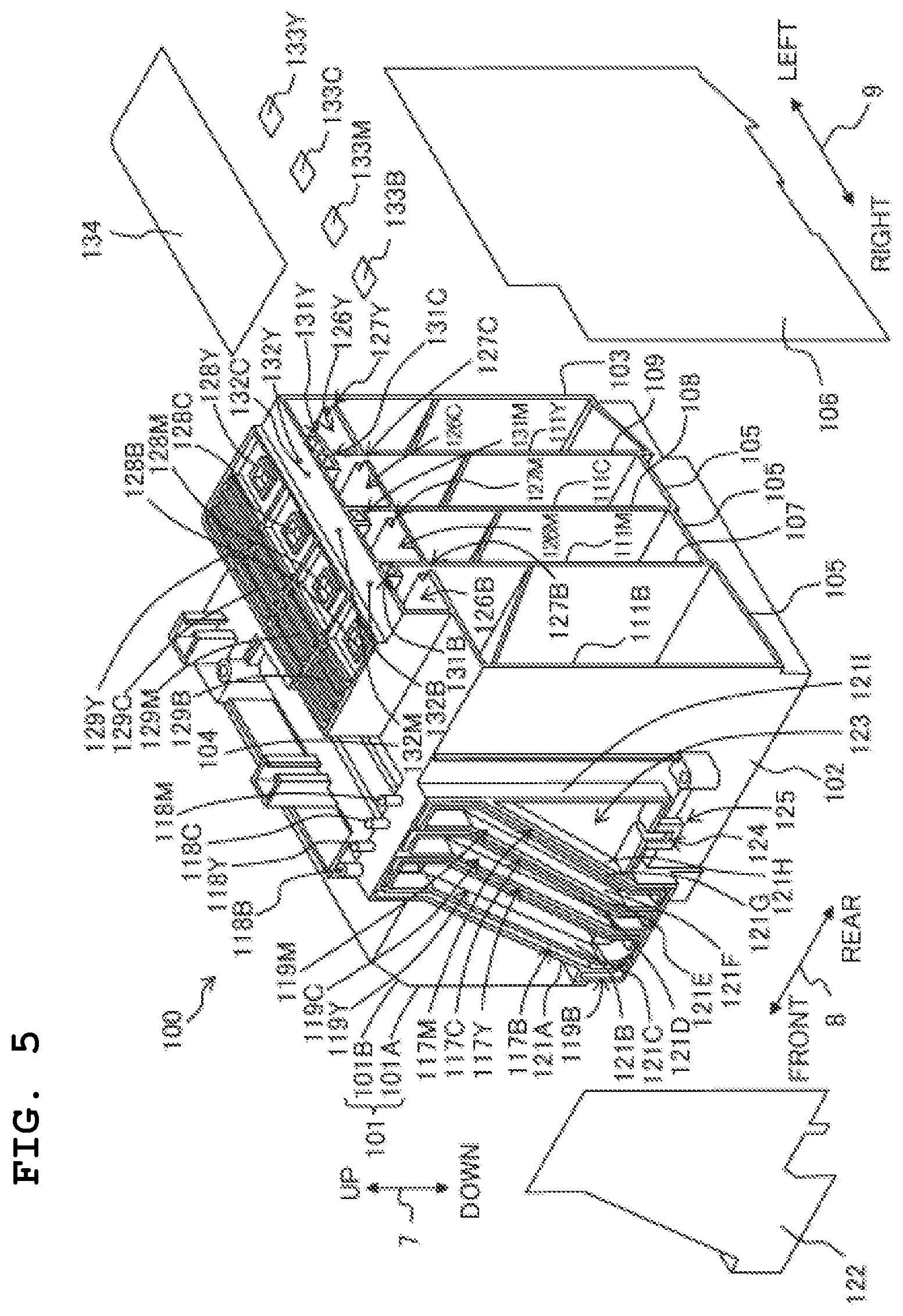Patent US12128693 Figure 5 – Liquid discharge apparatus