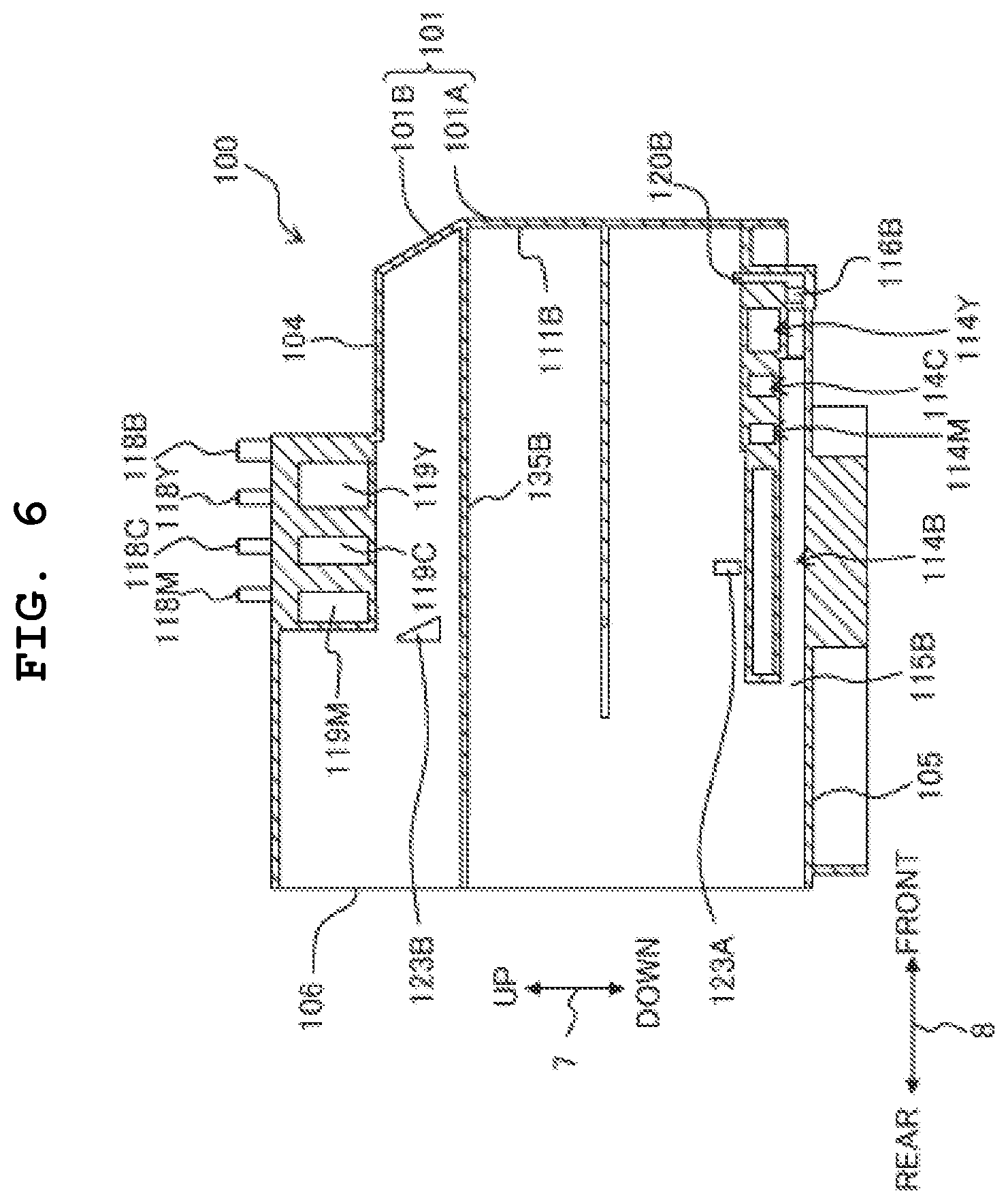 Patent US12128693 Figure 6 – Liquid discharge apparatus