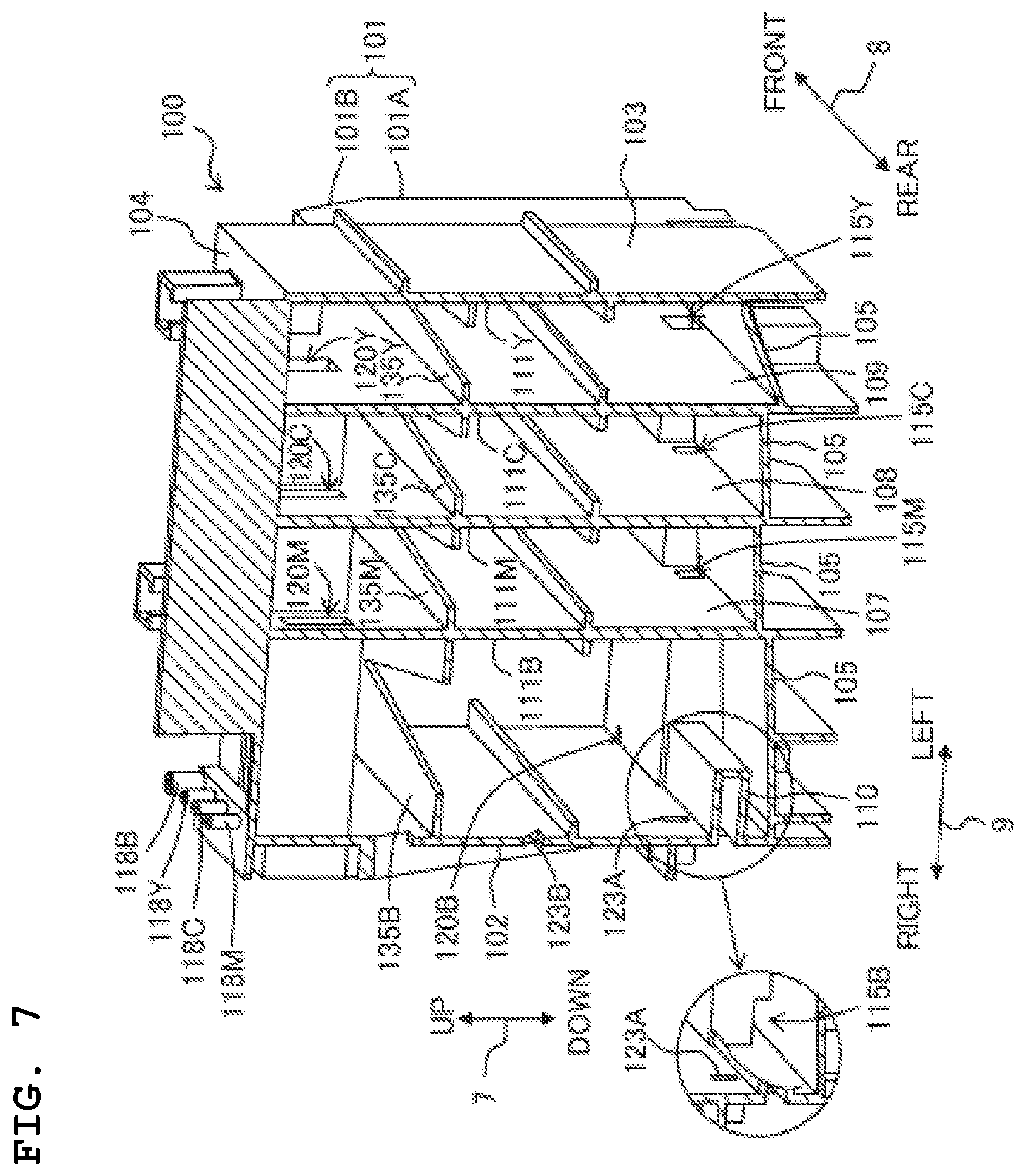 Patent US12128693 Figure 7 – Liquid discharge apparatus
