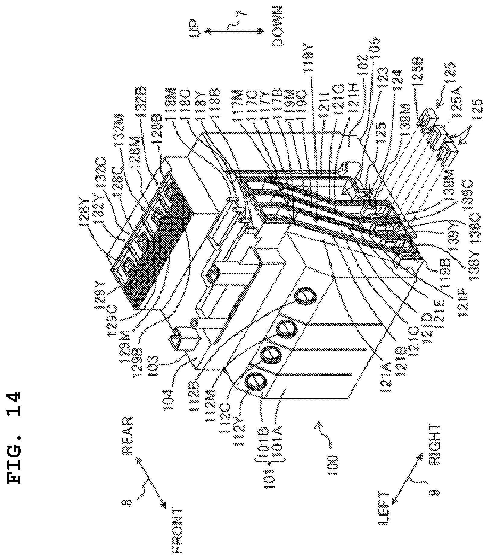 Patent US12128693 Figure 14 – Liquid discharge apparatus