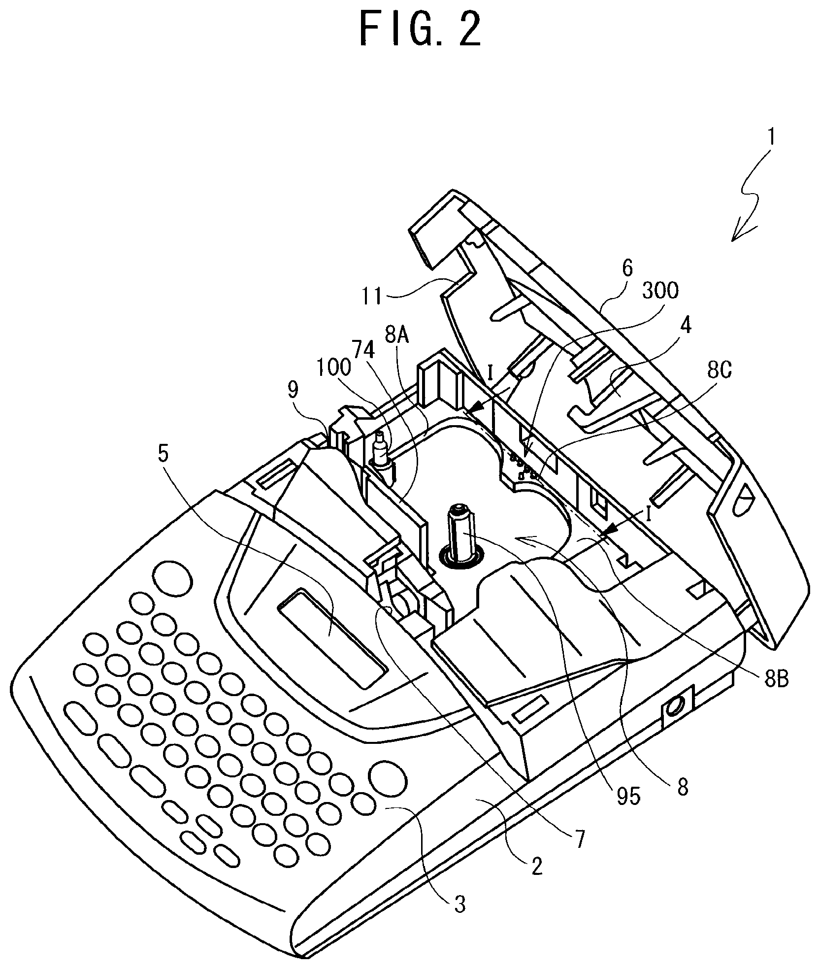 Patent US12128697 Figure 2 – Tape cassette