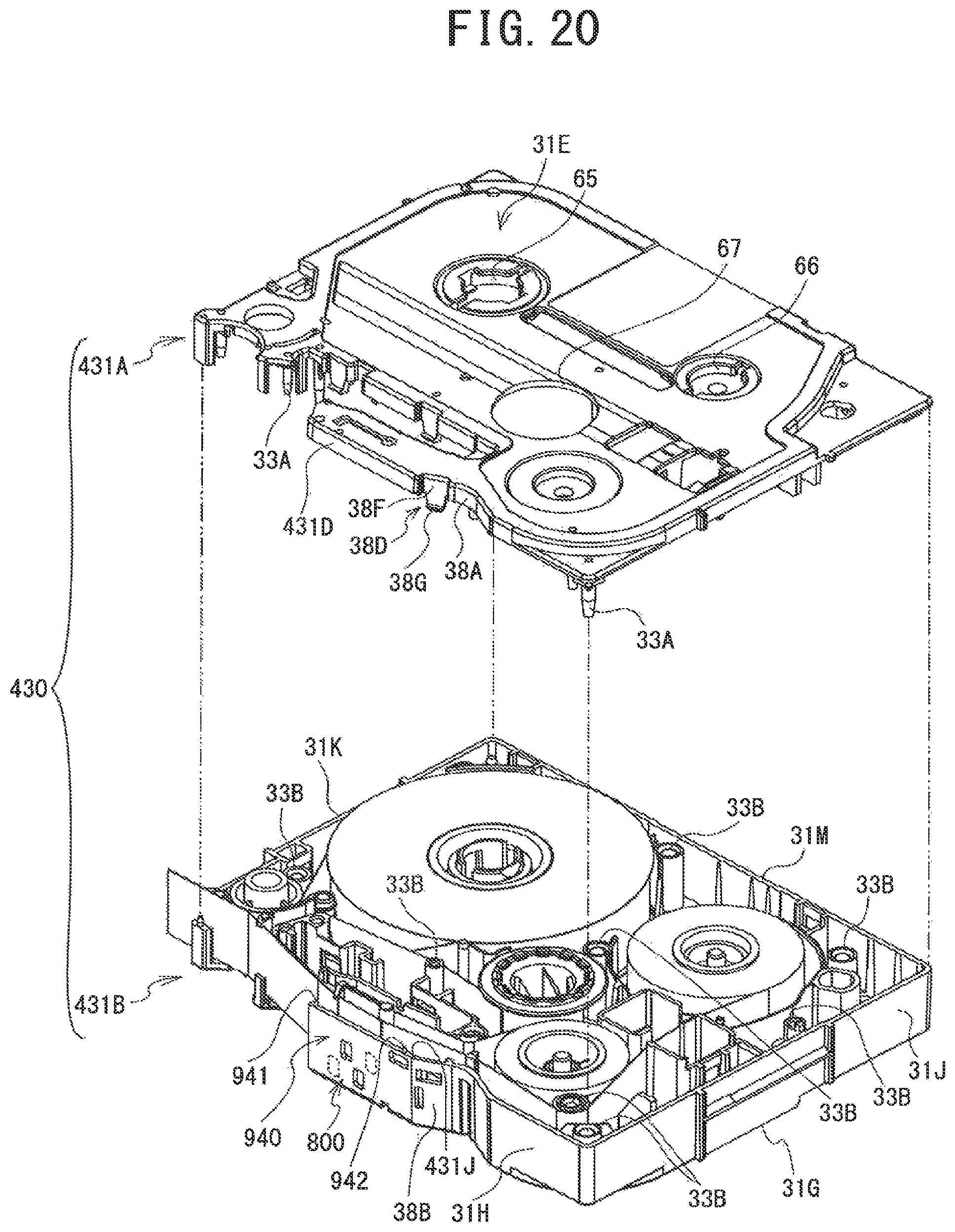 Patent US12128697 Figure 20 – Tape cassette