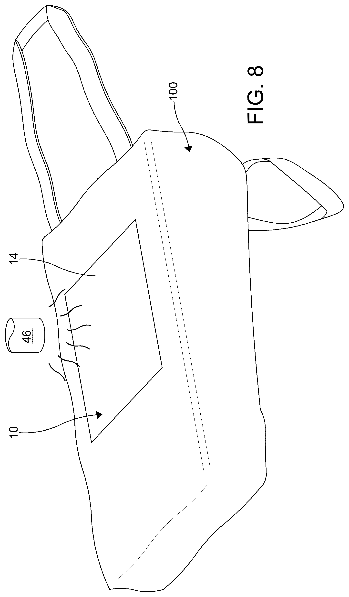 Patent US12128699 Figure 8 – Digital heat transfer of an image