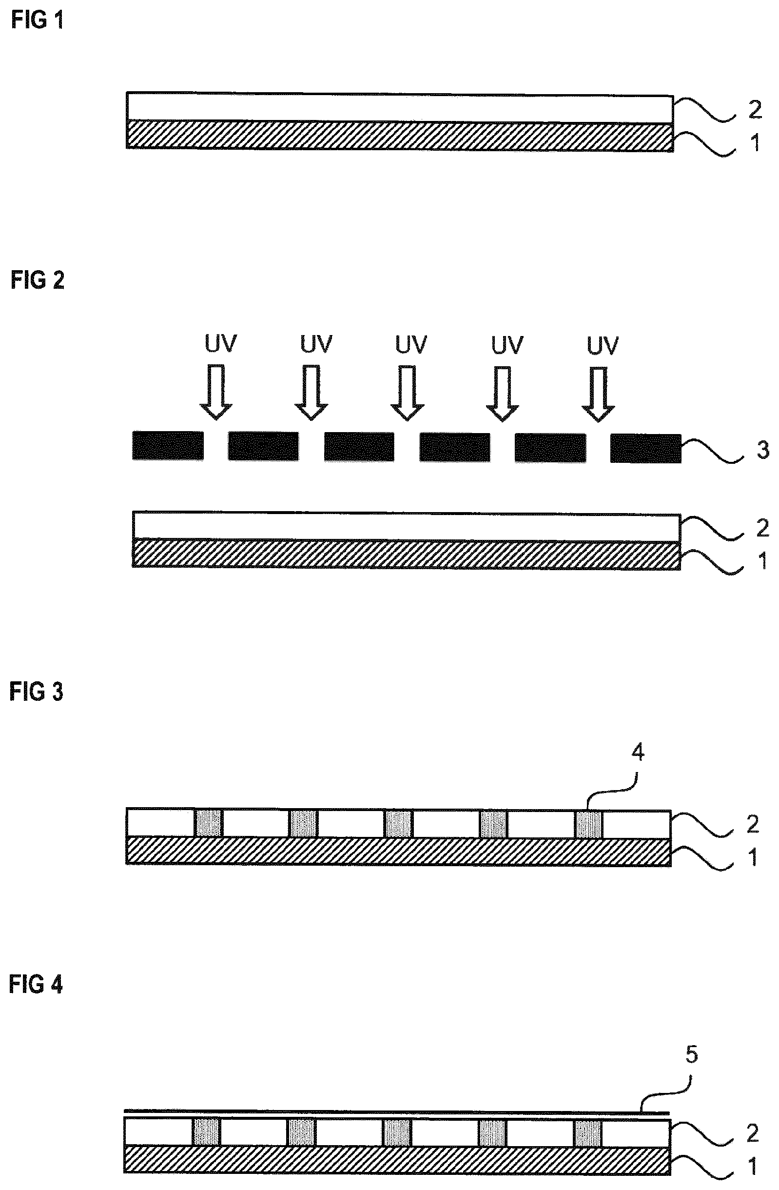 Patent US12128704 Figure 1 – Mask exposure method, transparent conductive metallization and pigment
