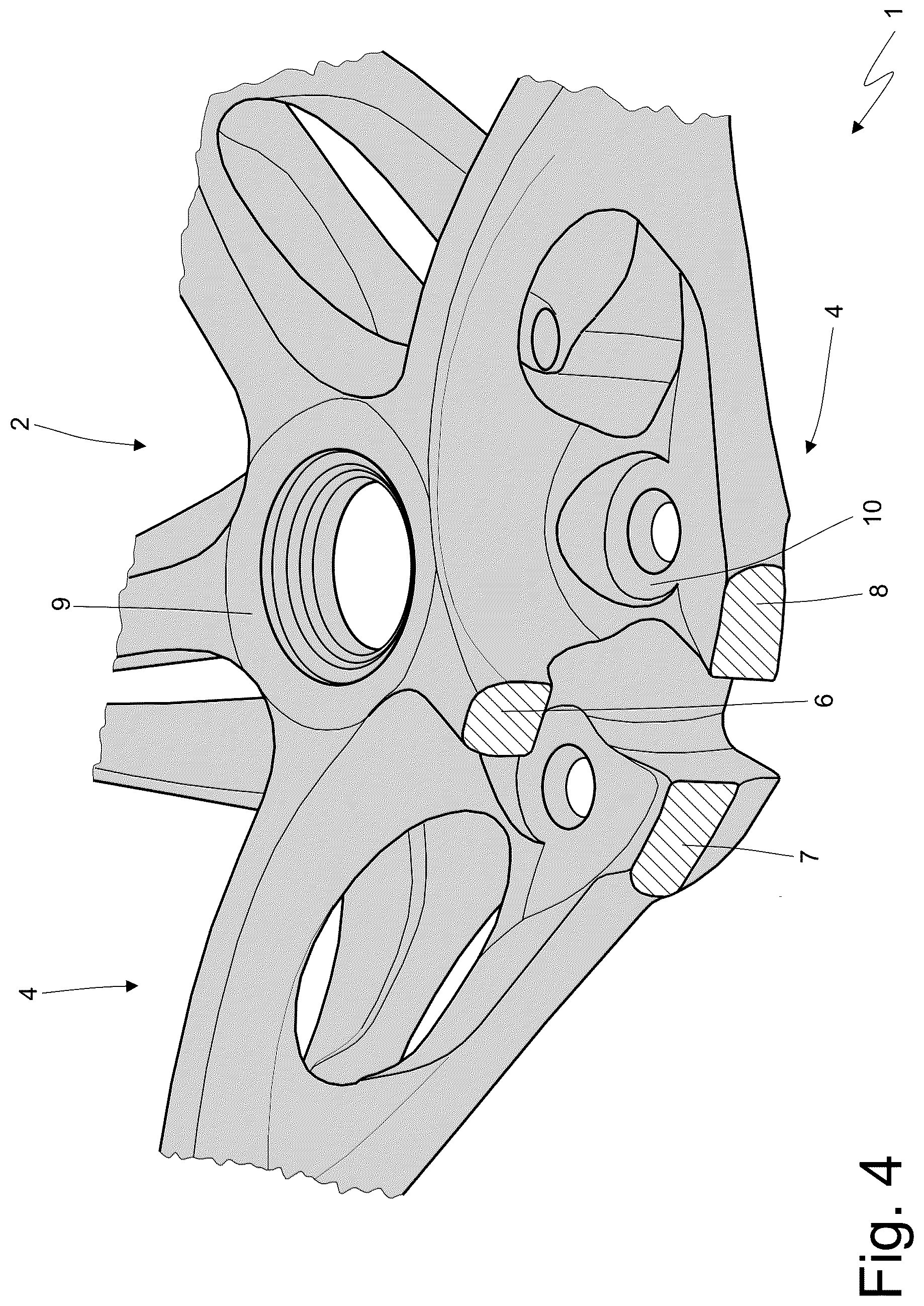Patent US12128707 Figure 4 – Wheel of a vehicle