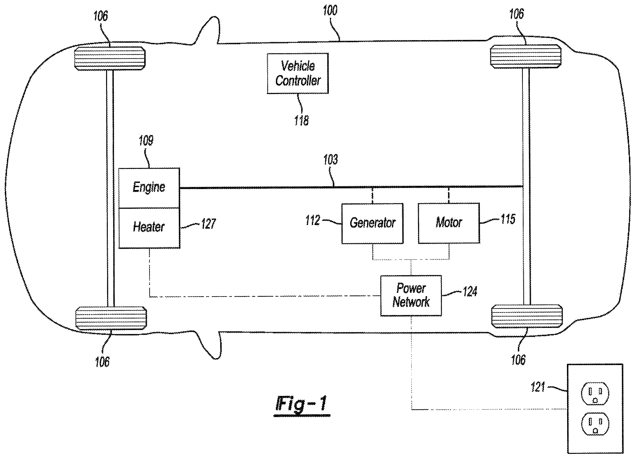 Patent US12128768 Figure 1 – Scheduled engine block heating