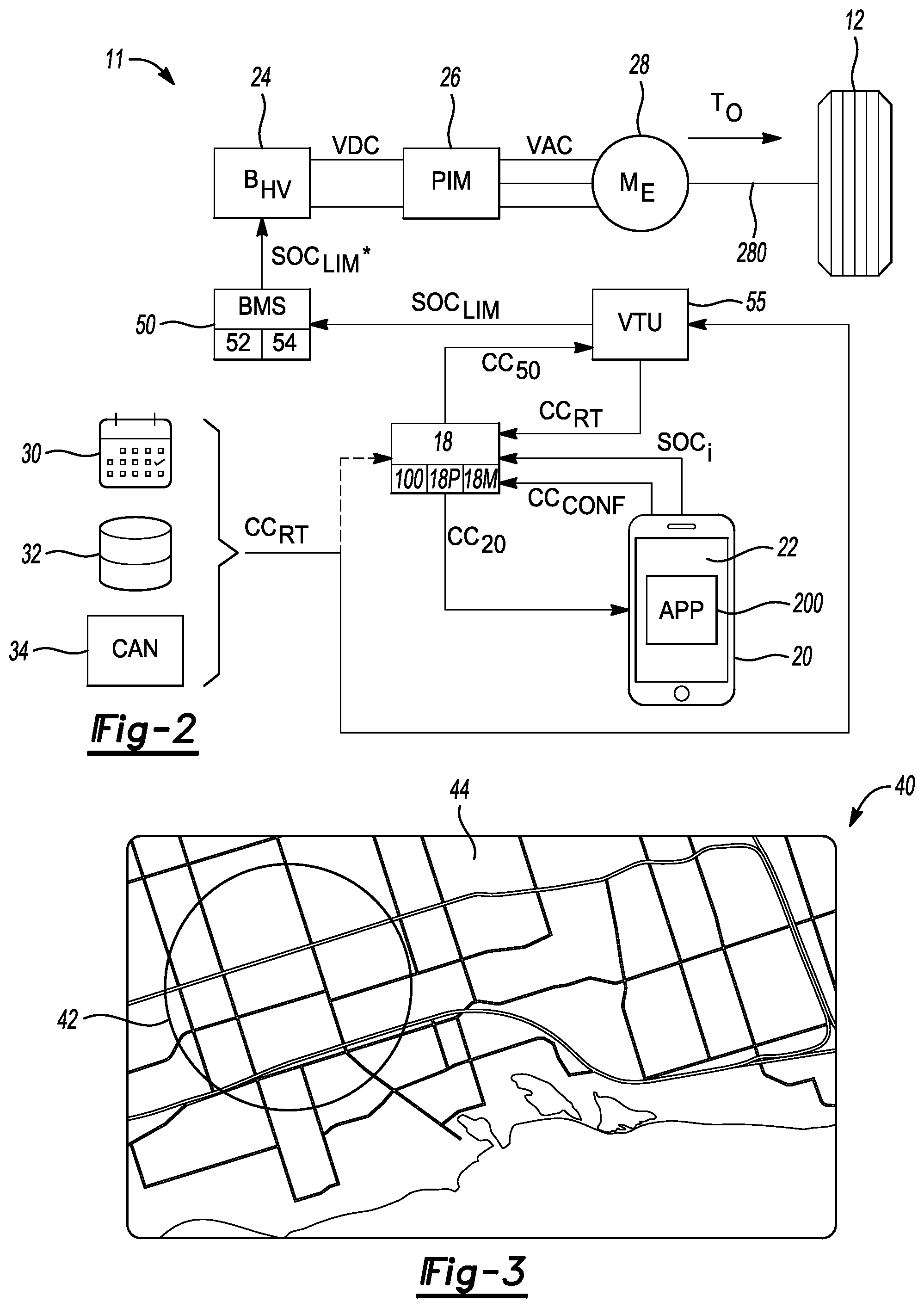 Patent US12128771 Figure 2 – Road trip detection for state of charge management in a motor vehicle