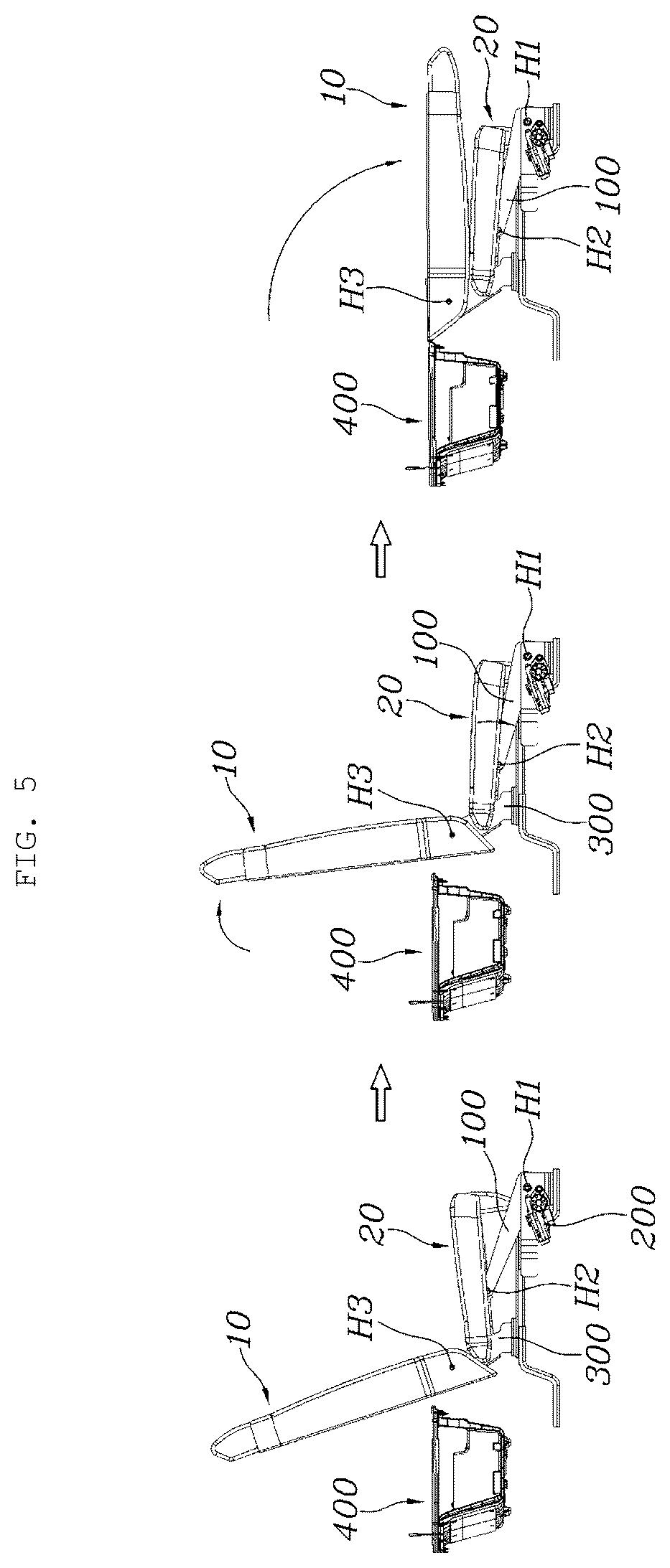 Patent US12128799 Figure 5 – Relax mode implementable vehicle seat