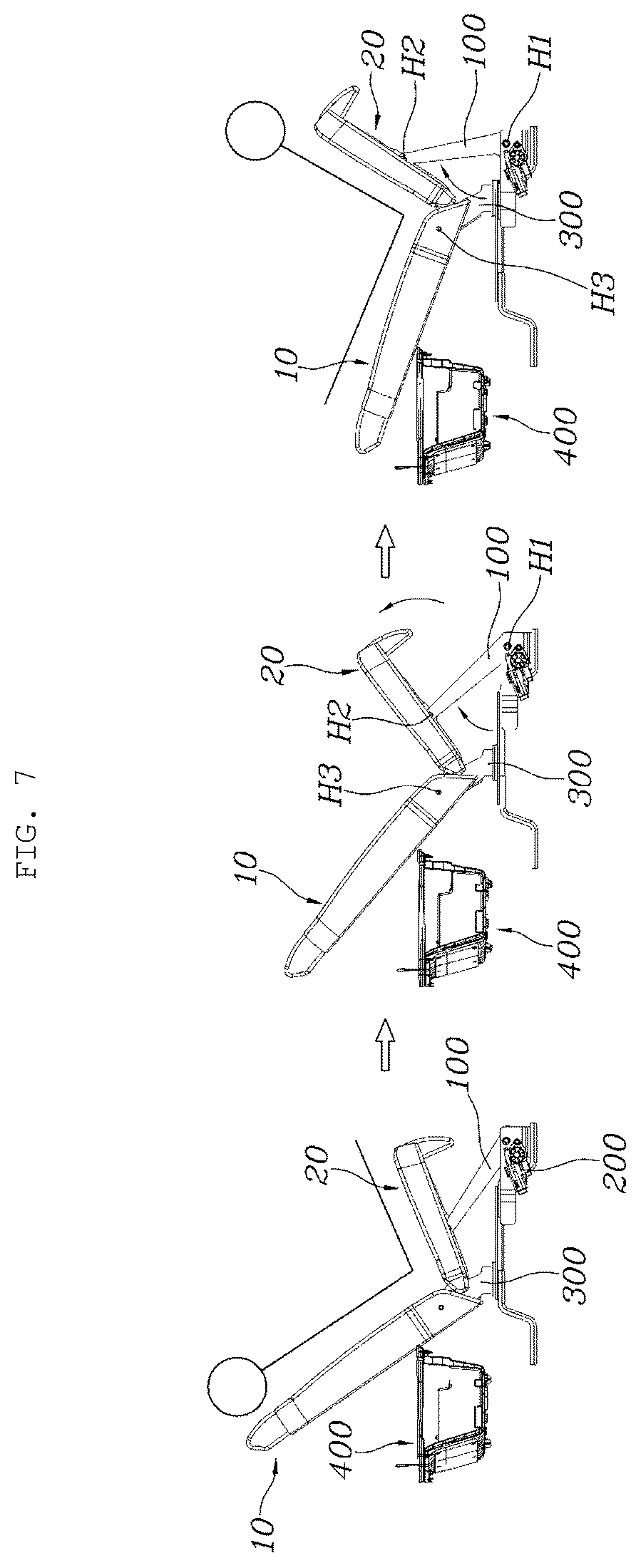 Patent US12128799 Figure 7 – Relax mode implementable vehicle seat