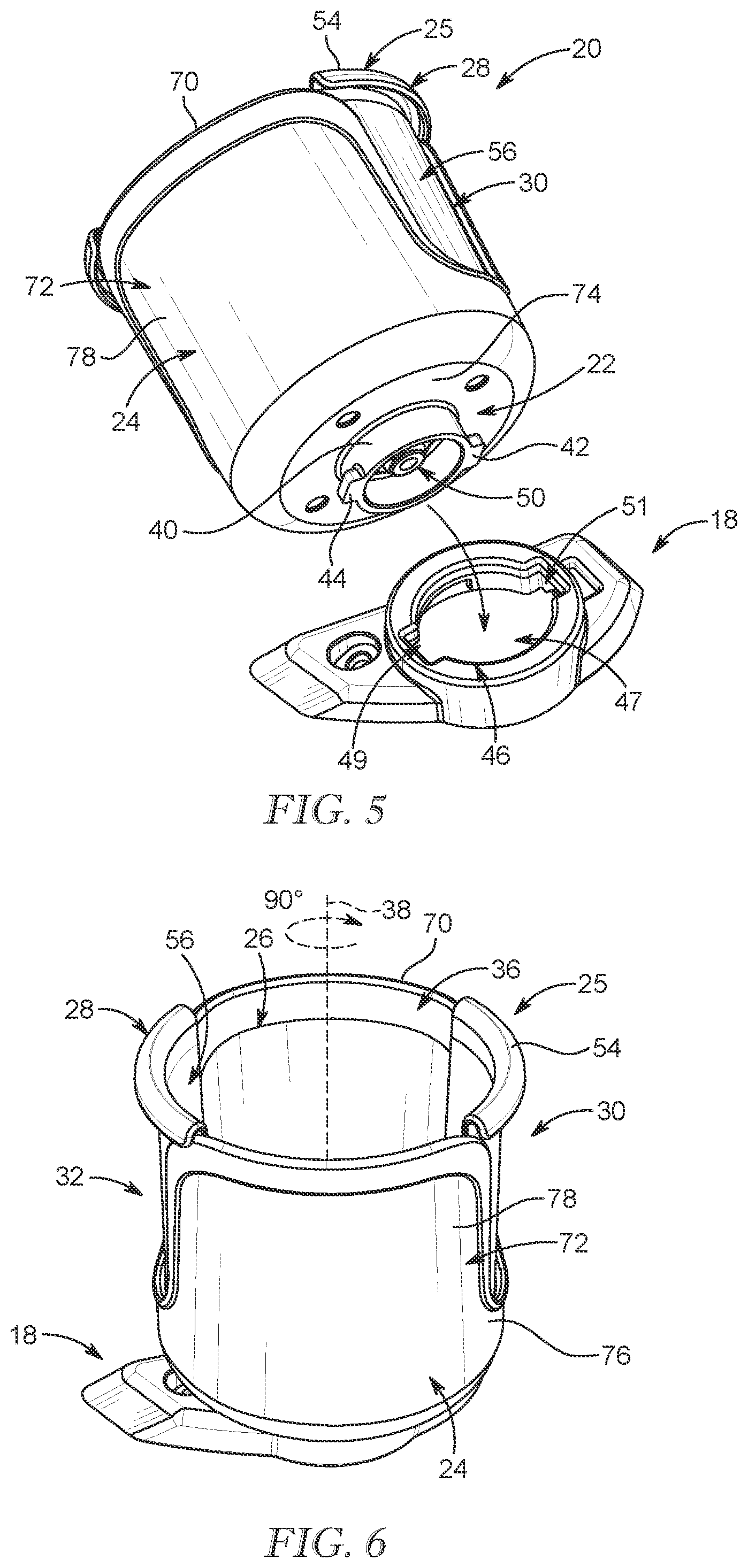 Patent US12128808 Figure 3 – Cupholder for a juvenile seat