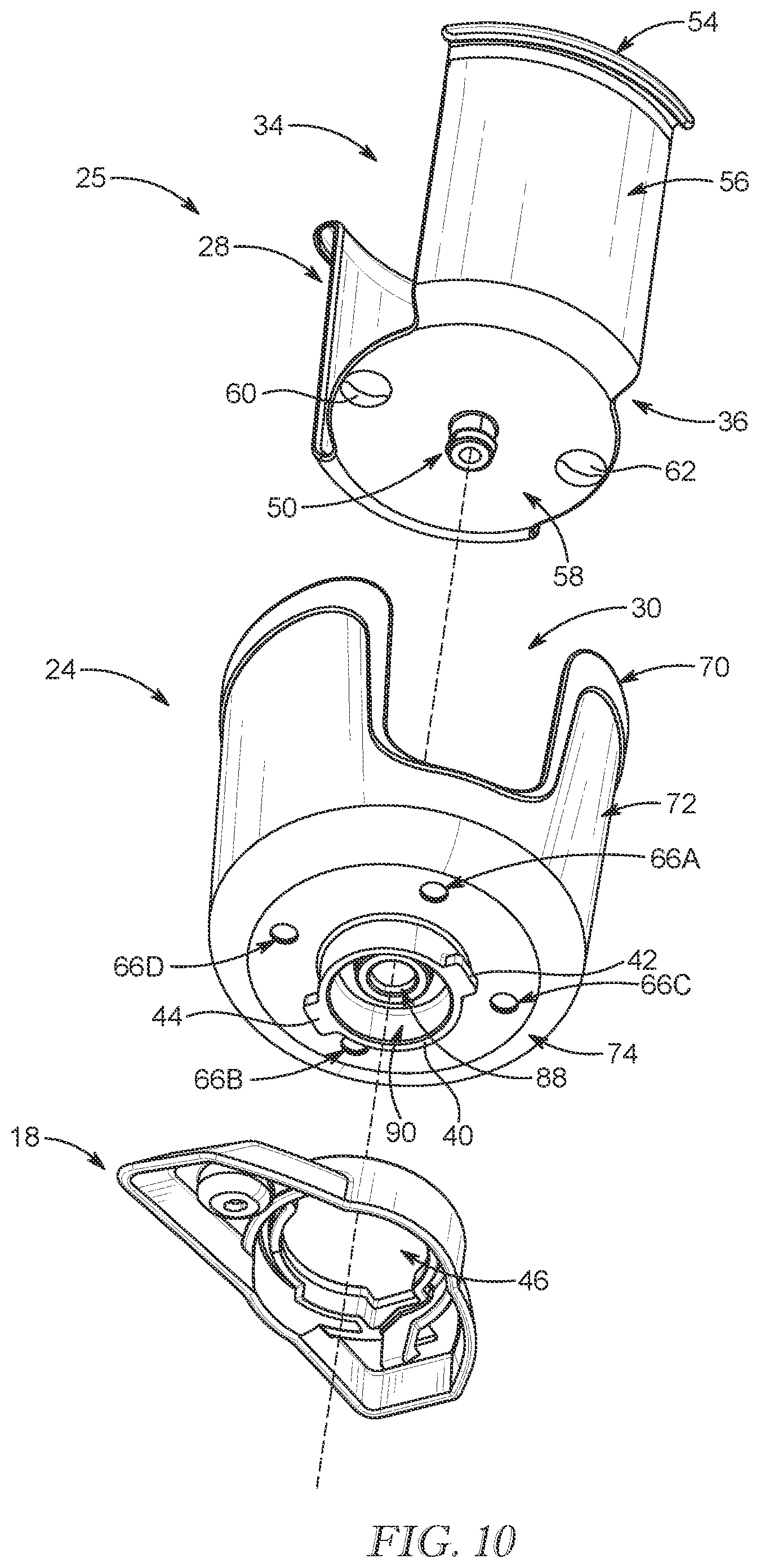 Patent US12128808 Figure 6 – Cupholder for a juvenile seat