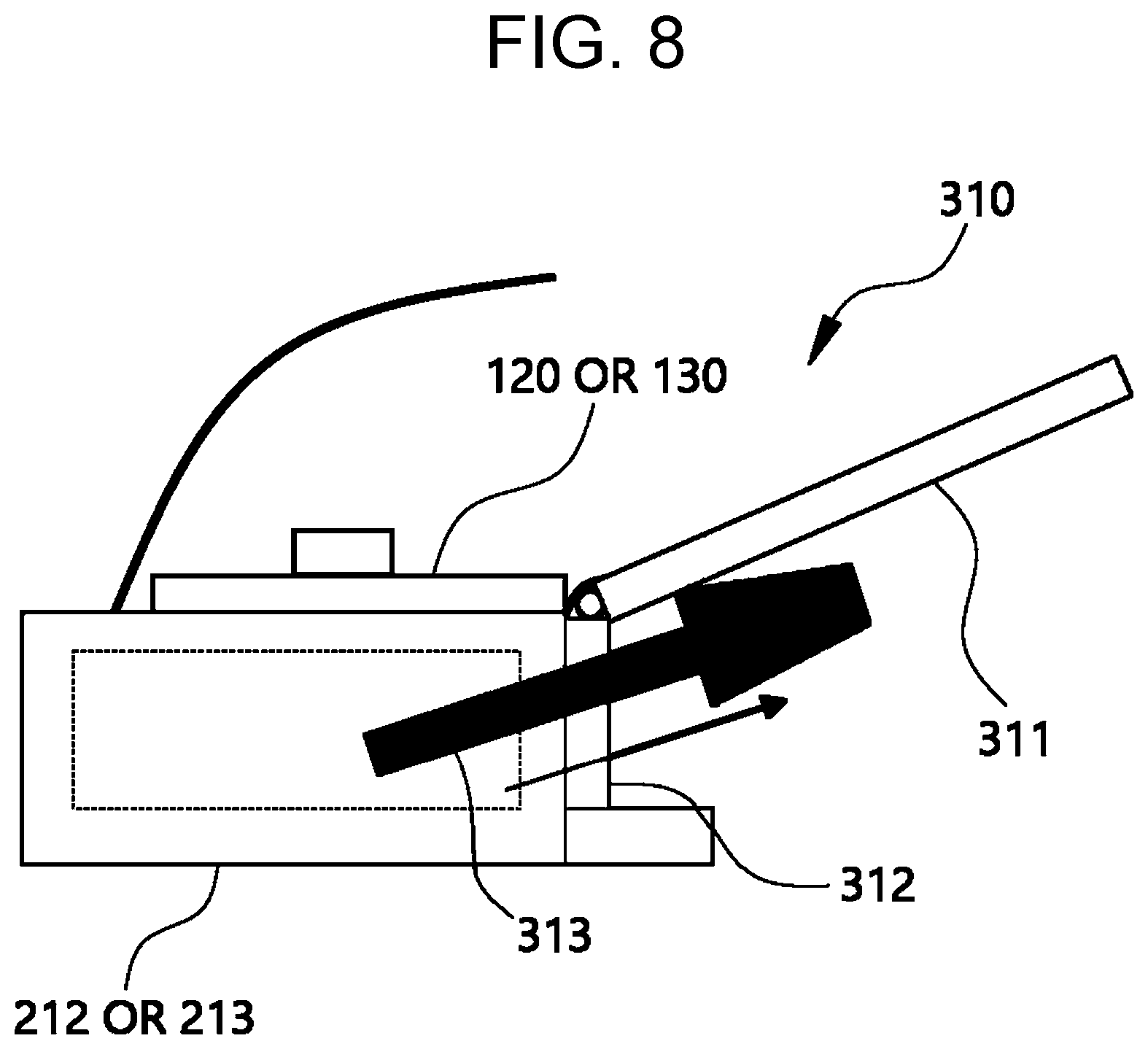 Patent US12128813 Figure 8 – Optical module aiming system and optical module aiming method using the same