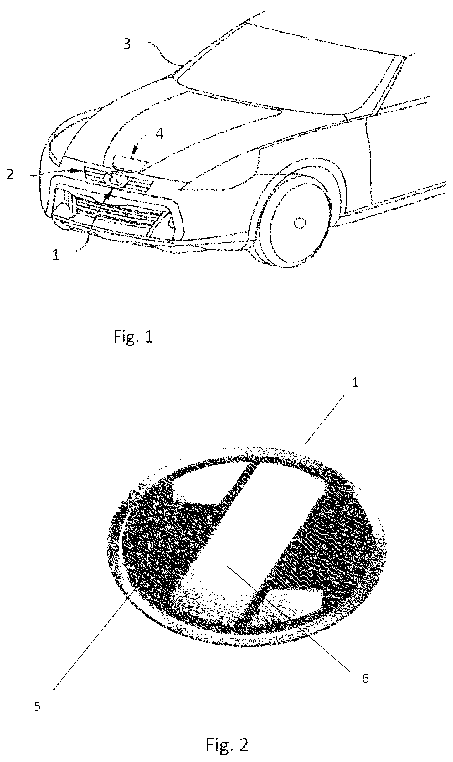 Patent US12128832 Figure 1 – Radome for vehicles