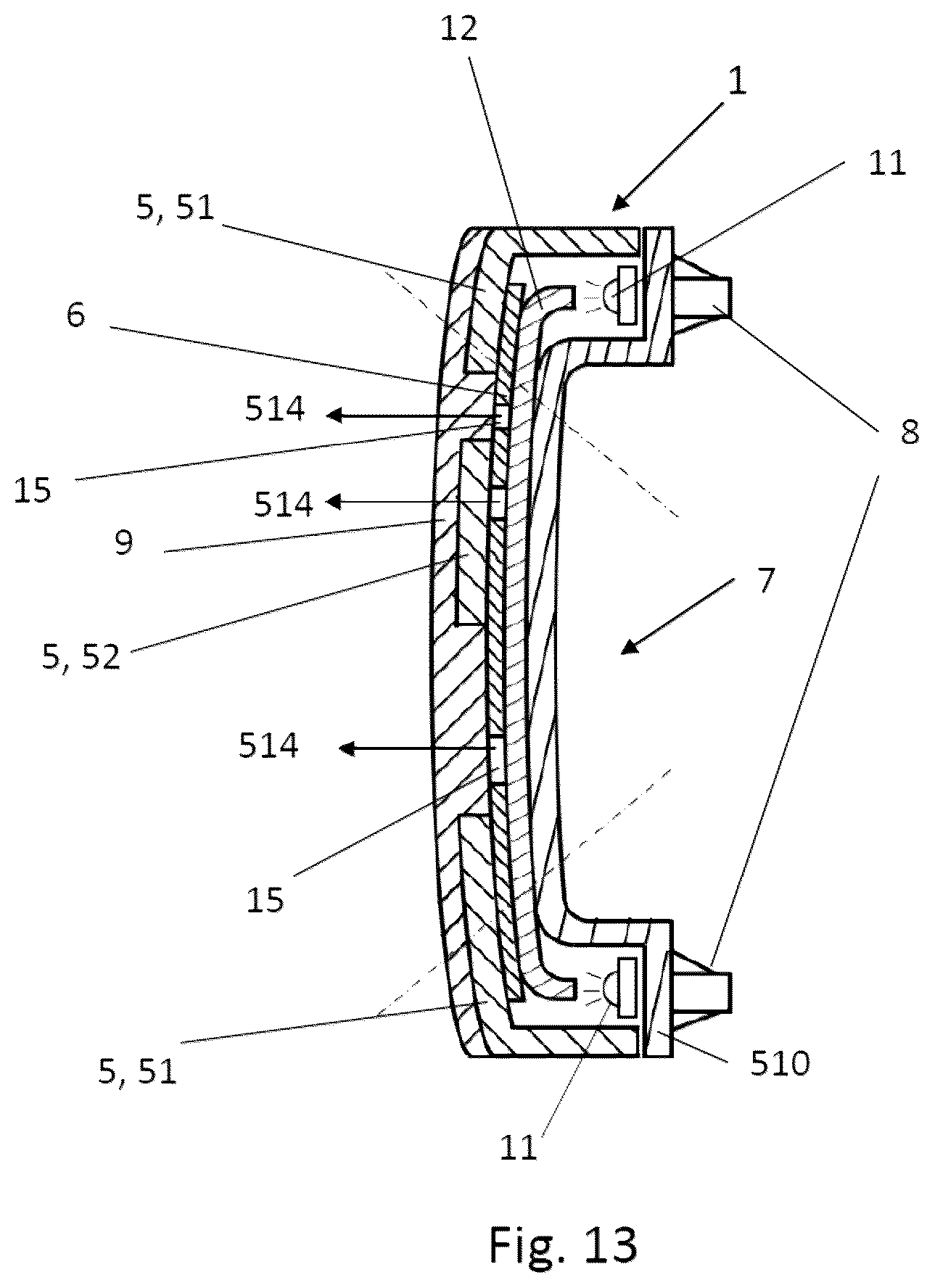 Patent US12128832 Figure 10 – Radome for vehicles