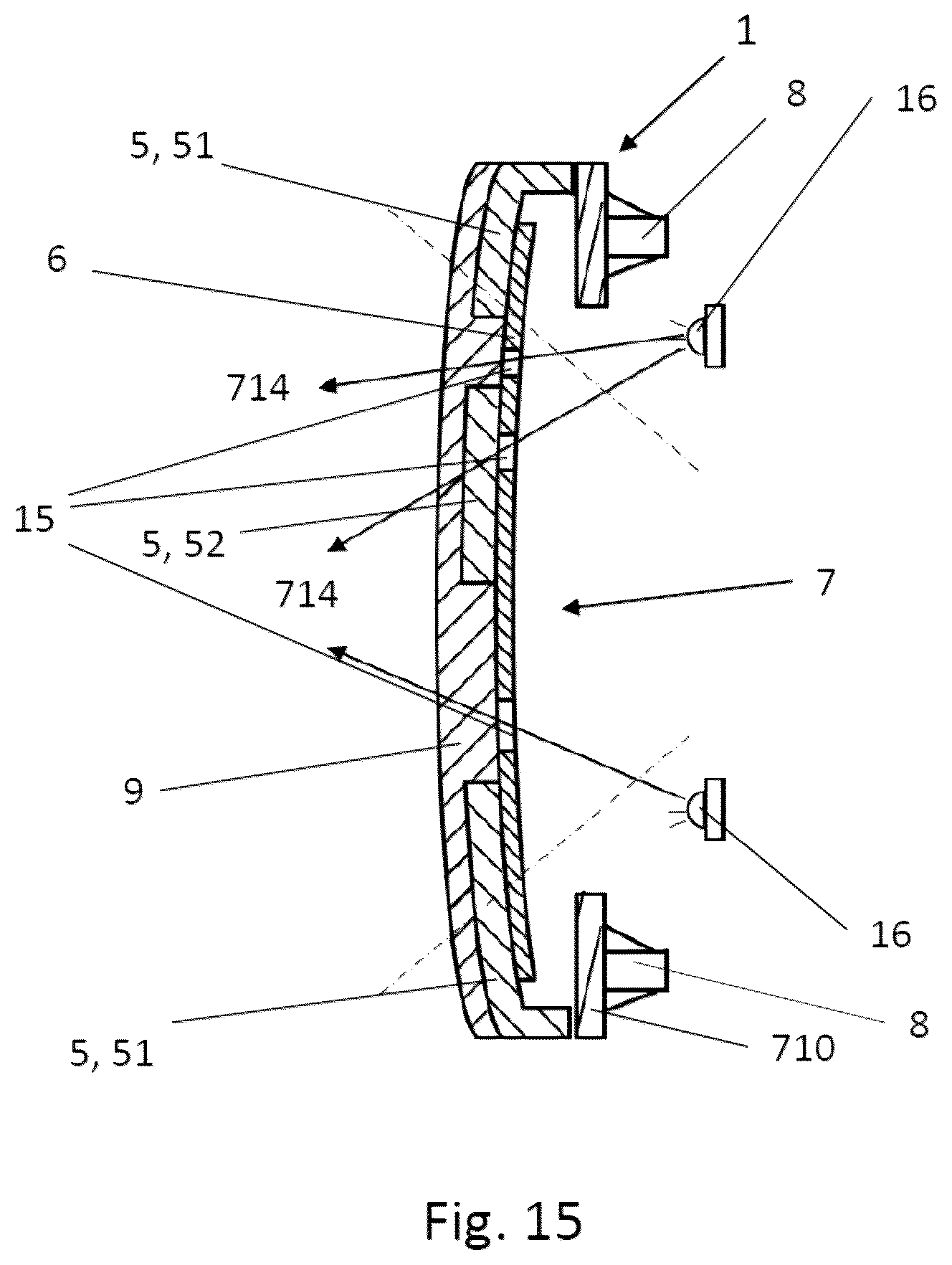 Patent US12128832 Figure 12 – Radome for vehicles