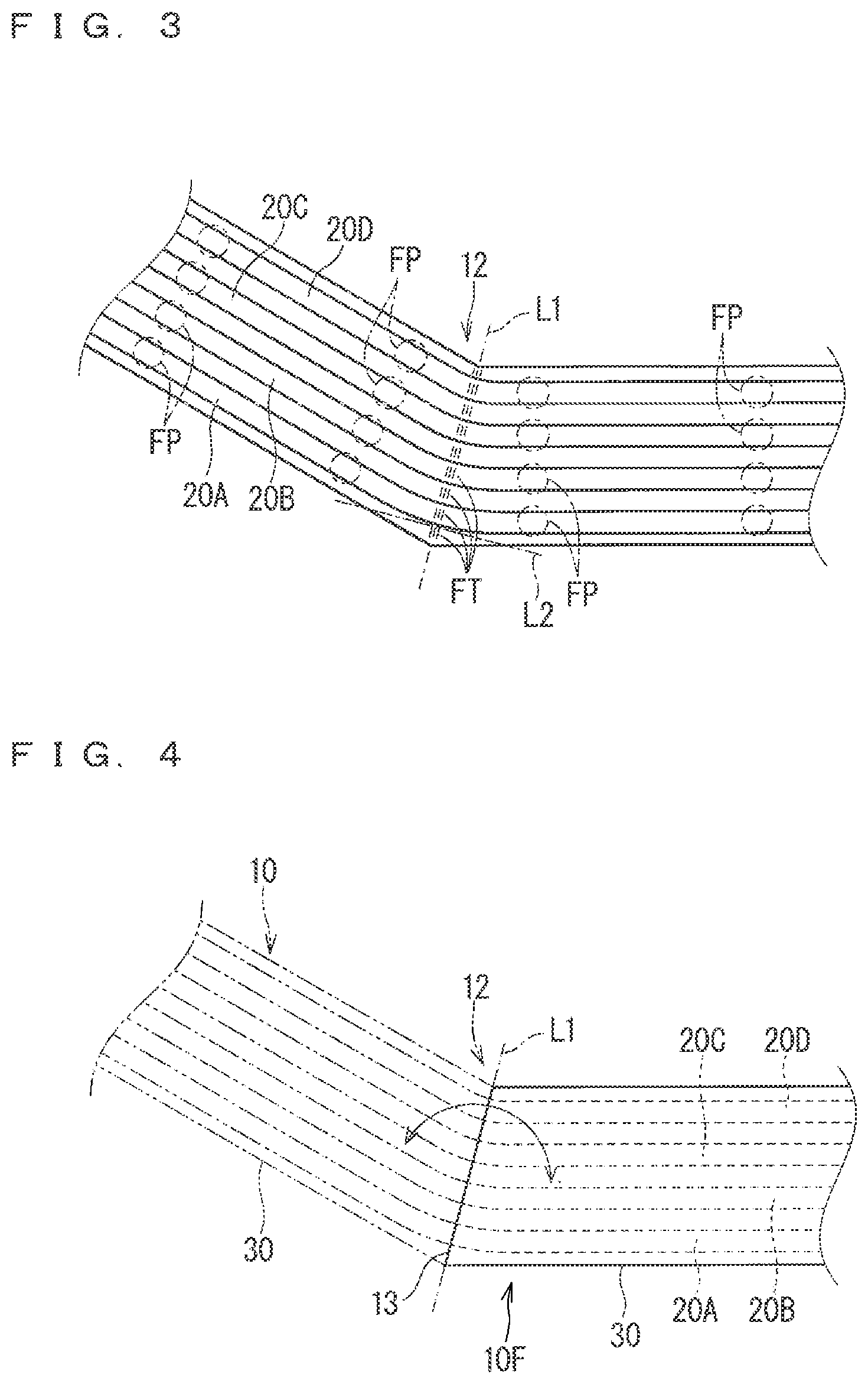 Patent US12128835 Figure 2 – Wiring member with route bending