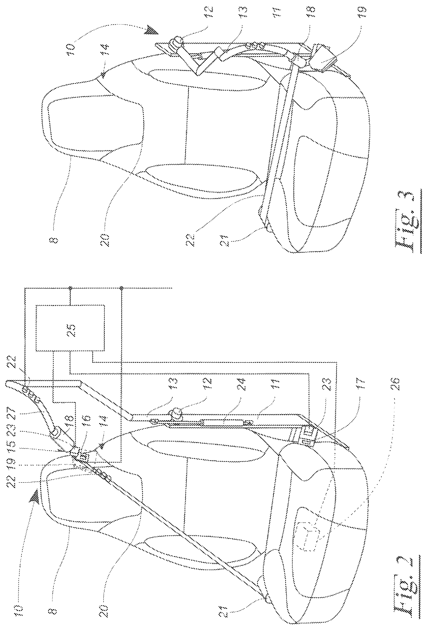 Patent US12128851 Figure 2 – Motor vehicle having at least one driver's seat