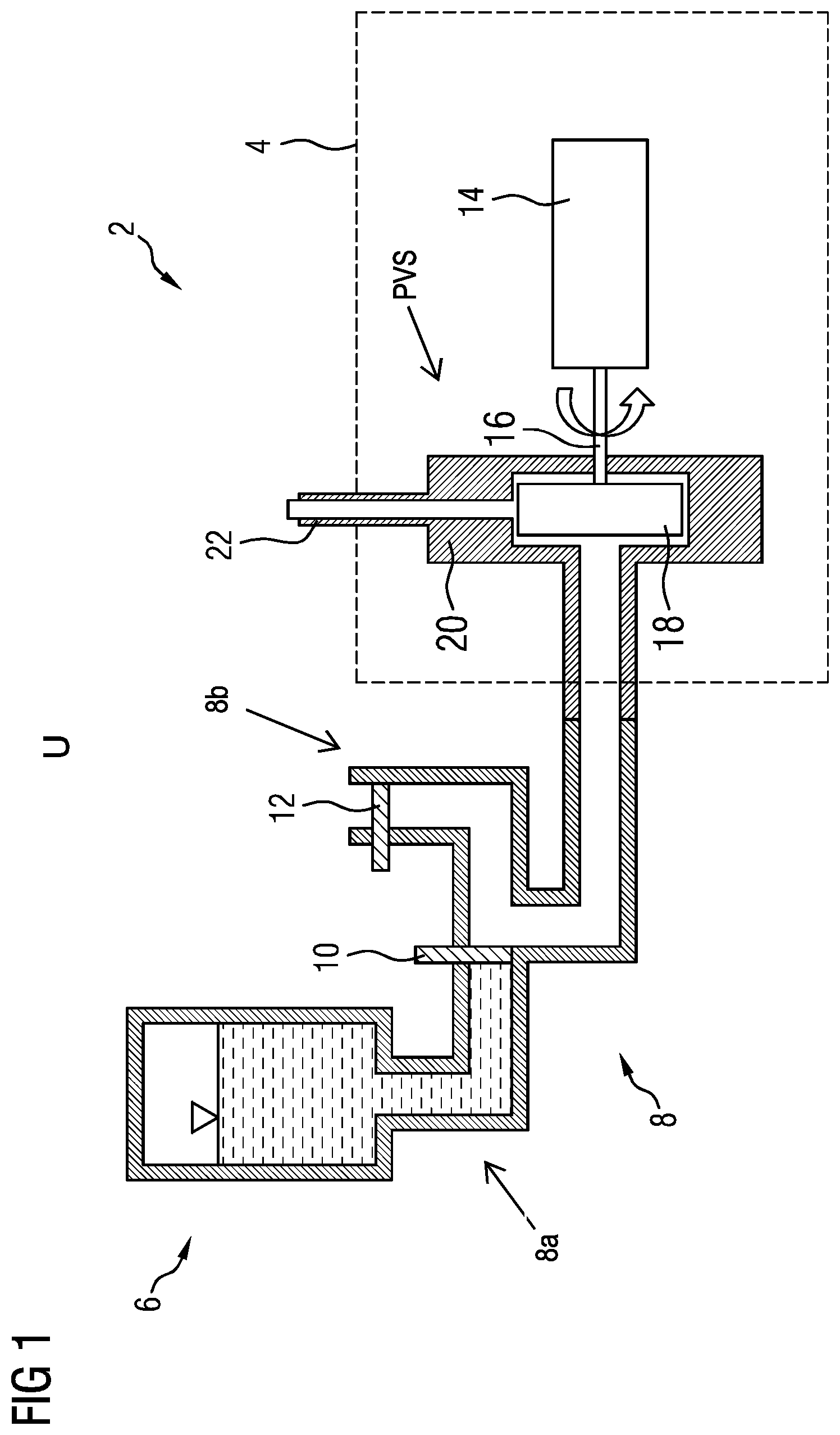 Patent US12128854 Figure 1 – Cleaning device