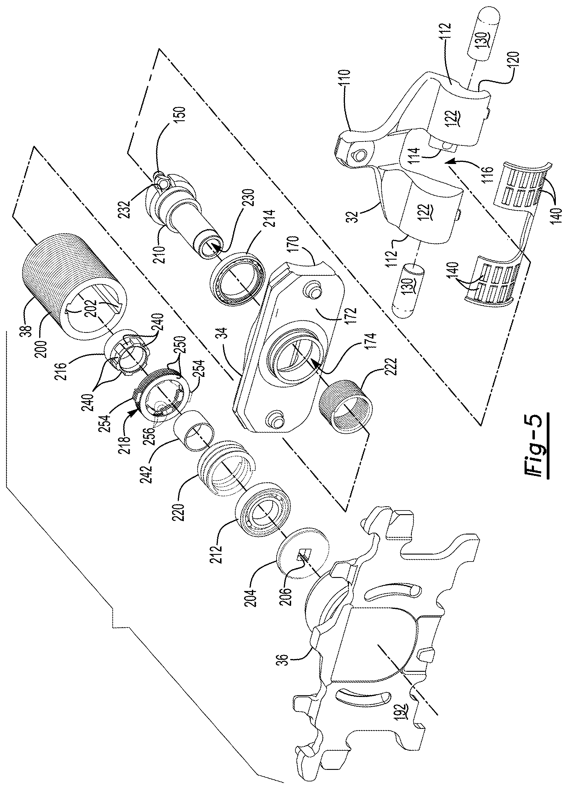 Patent US12128864 Figure 5 – System and method of checking sealing of a brake caliper housing