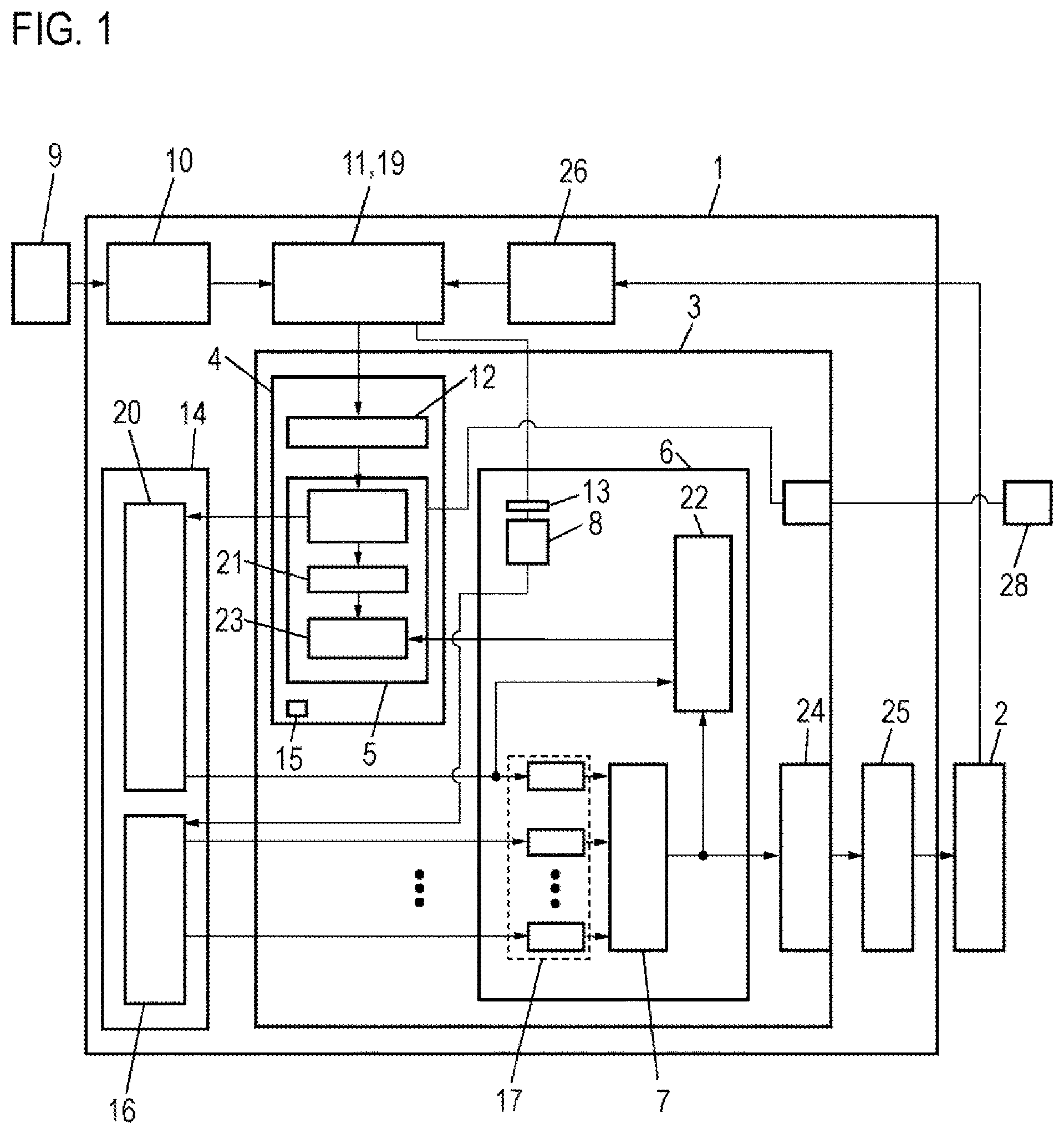 Patent US12128915 Figure 1 – Device for providing image data