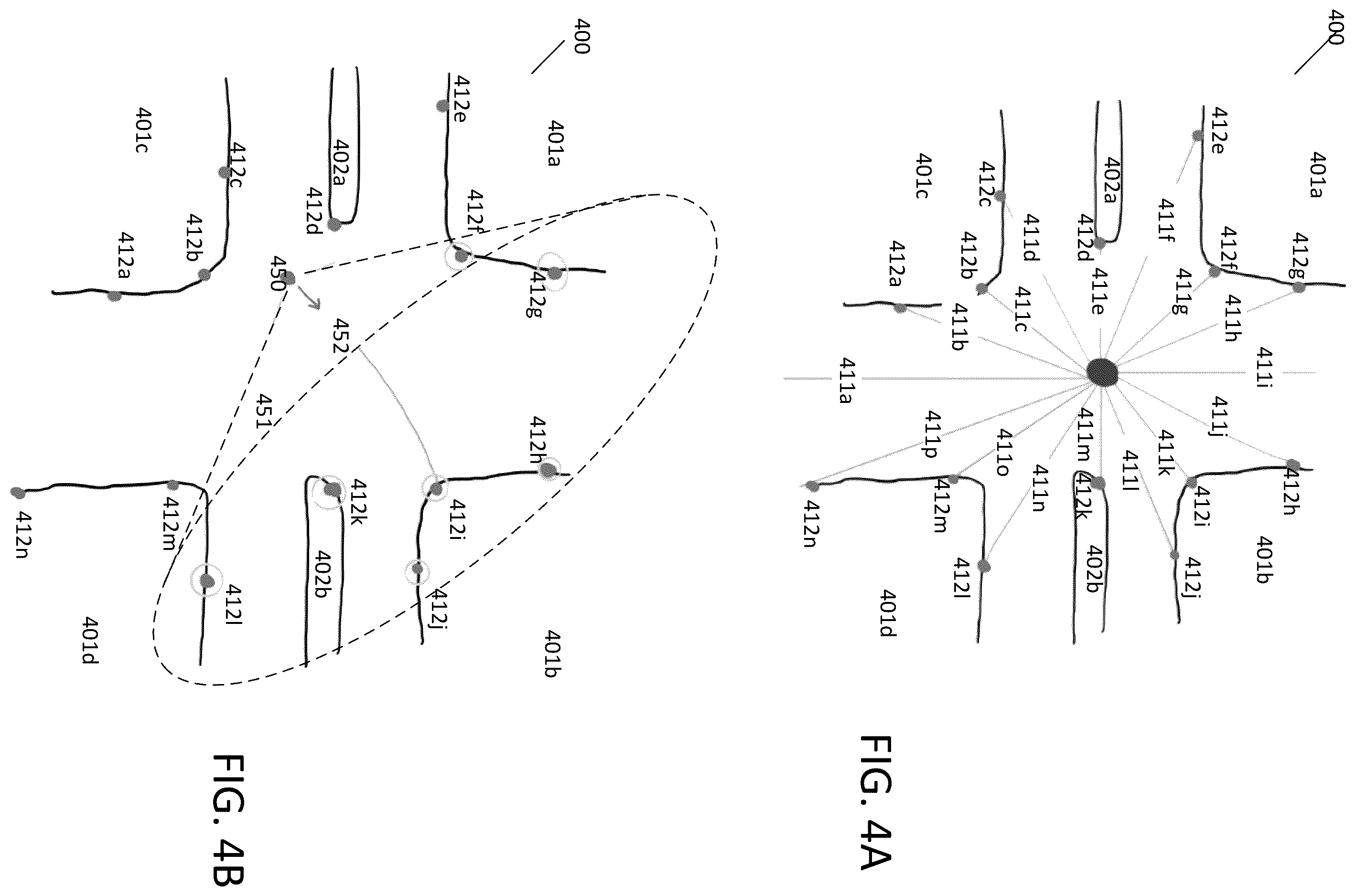 Patent US12128929 Figure 4 – Methods and system for predicting trajectories of actors with respect to a drivable area