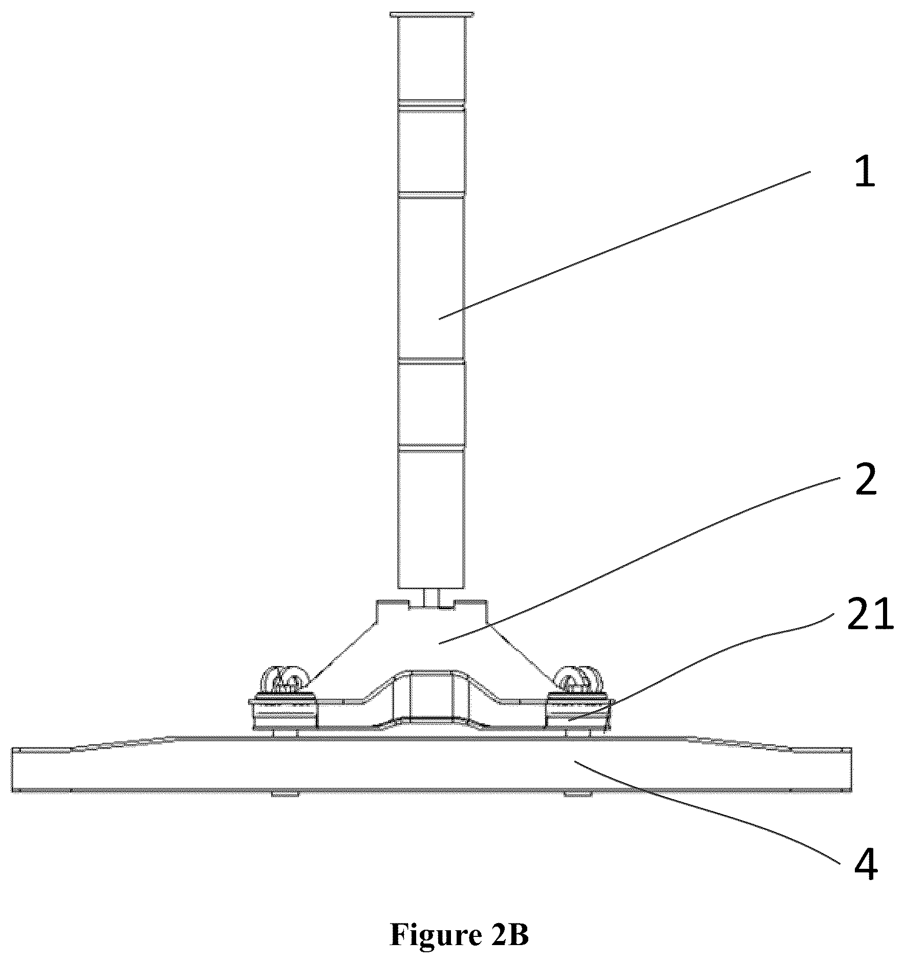 Patent US12128935 Figure 3 – Train suspension device and suspended monorail train