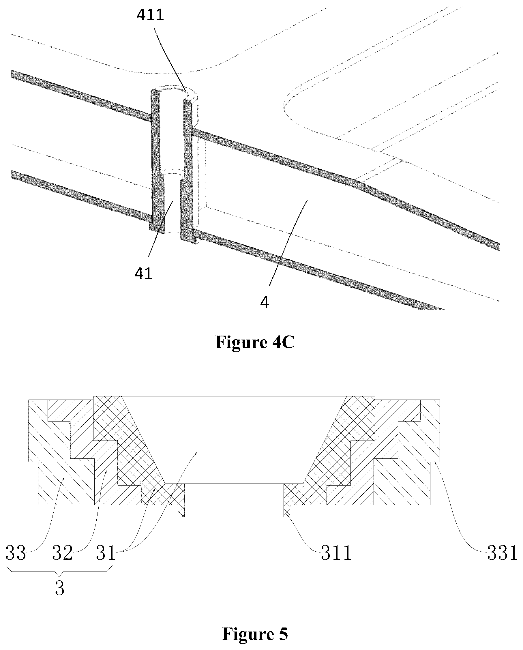 Patent US12128935 Figure 7 – Train suspension device and suspended monorail train