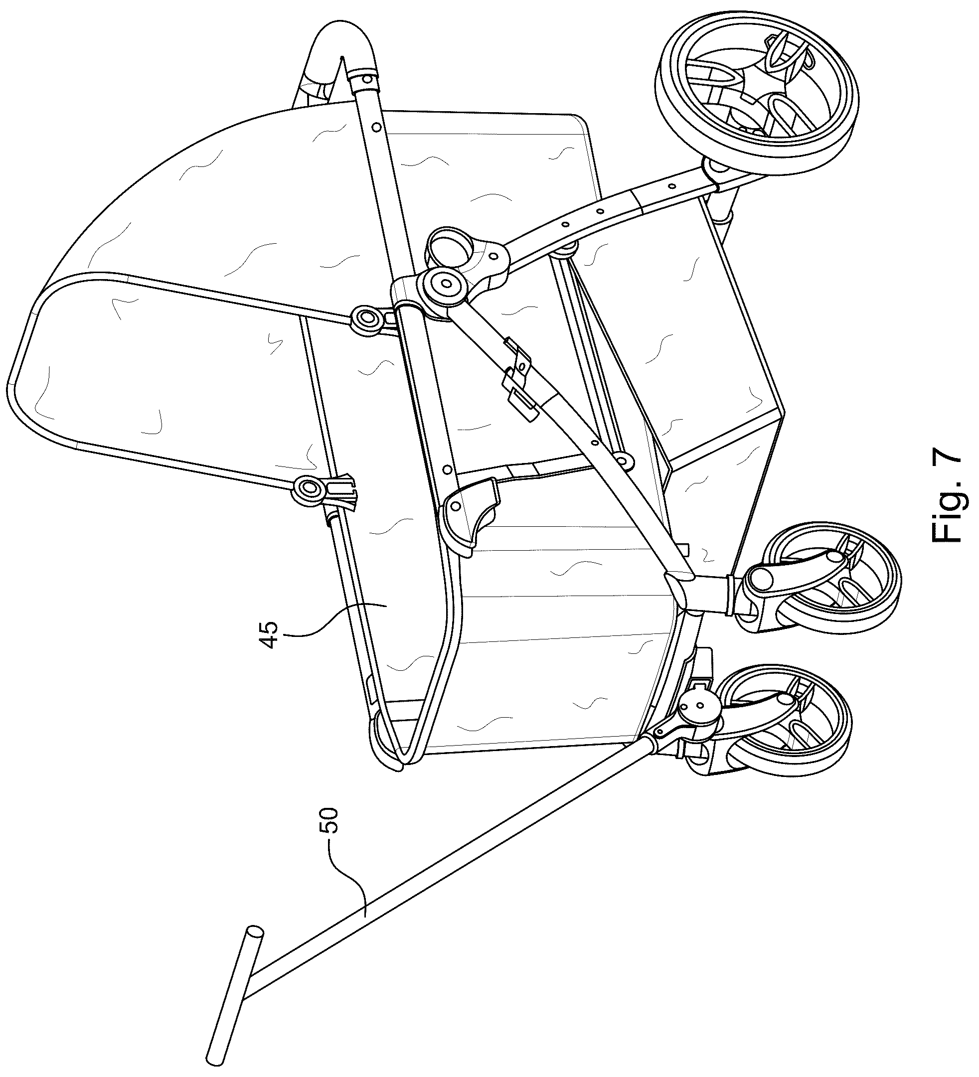 Patent US12128944 Figure 6 – Child carrying device