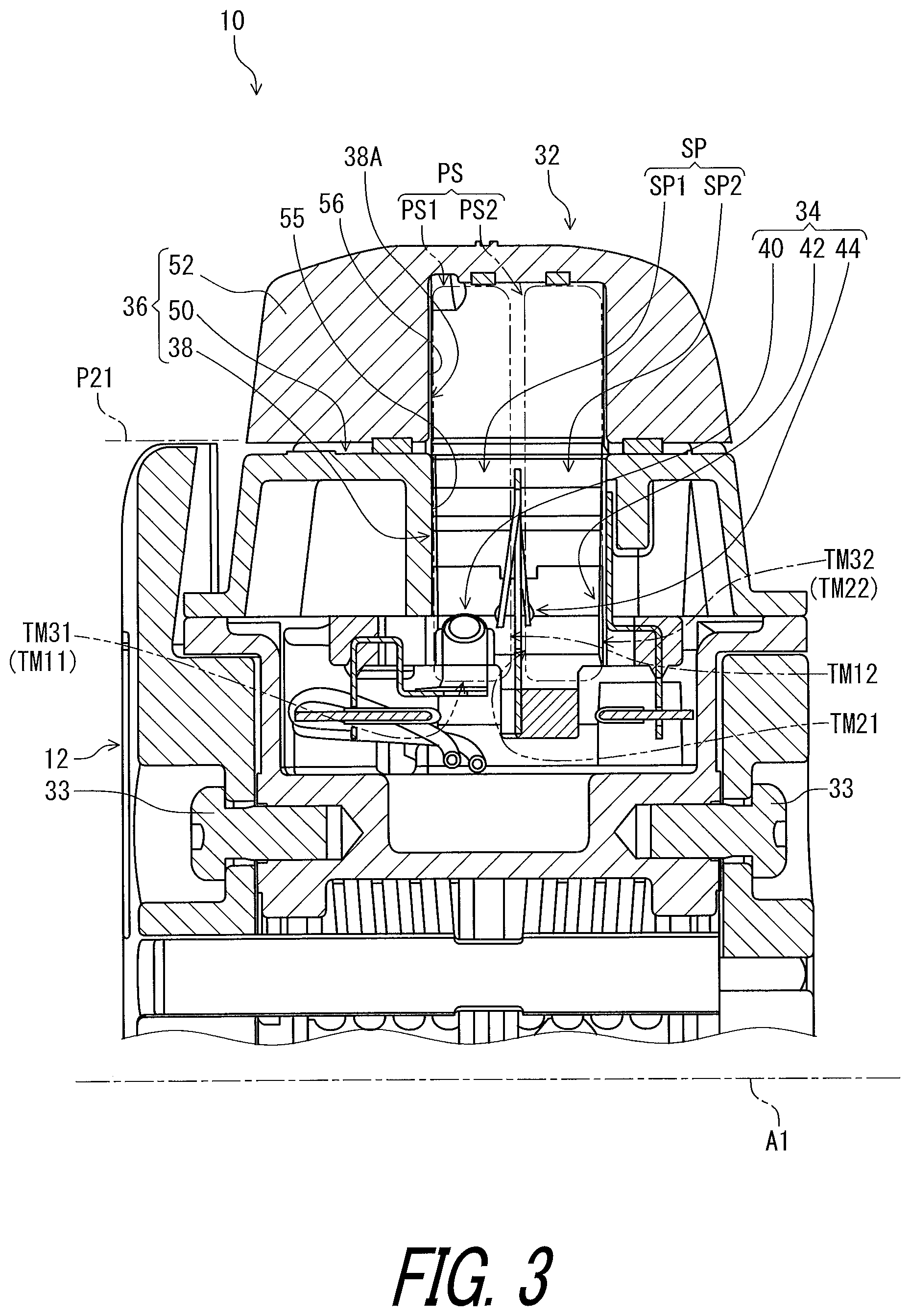 Patent US12128979 Figure 3 – Electric device and operating device for human-powered vehicle