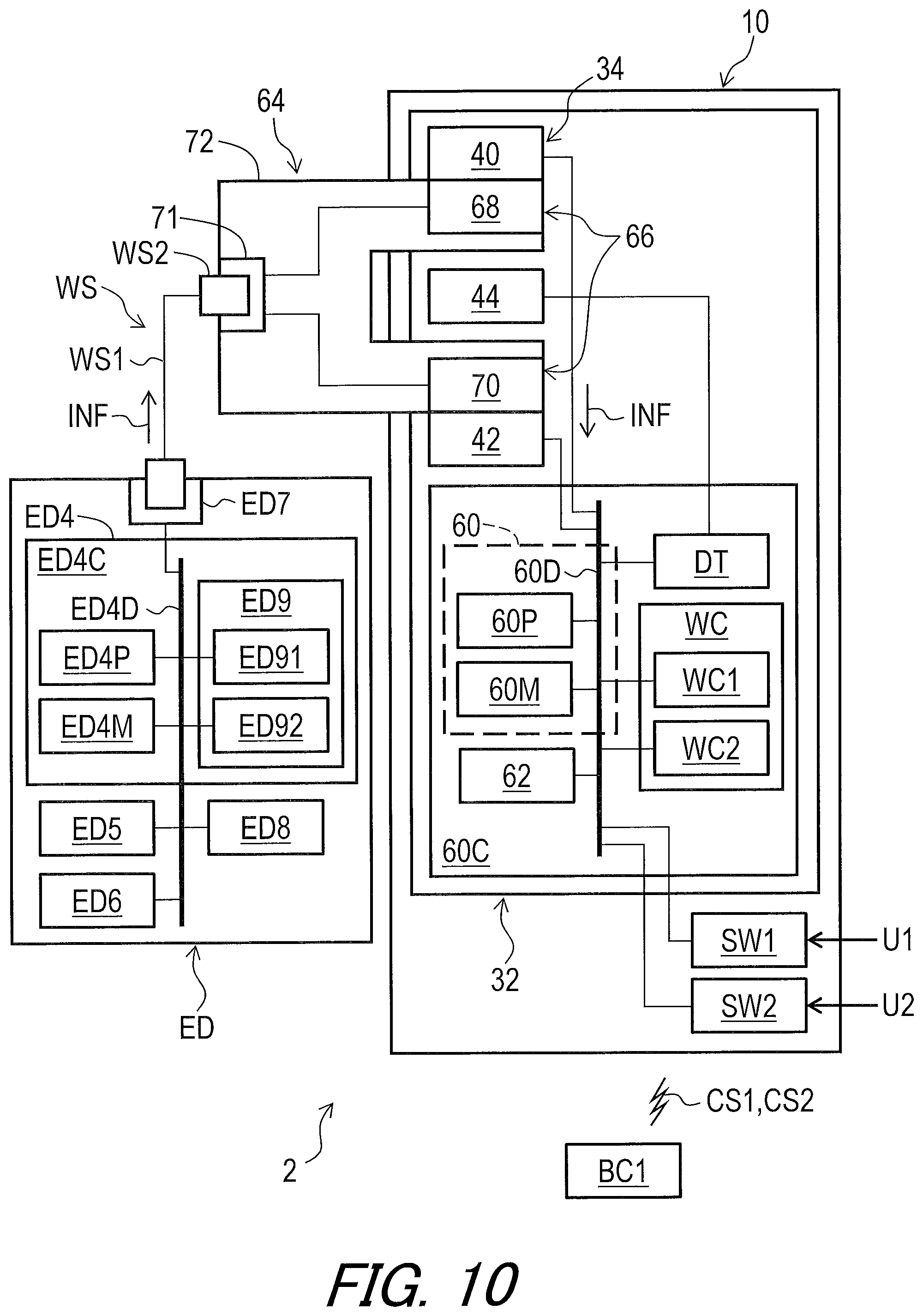 Patent US12128979 Figure 10 – Electric device and operating device for human-powered vehicle