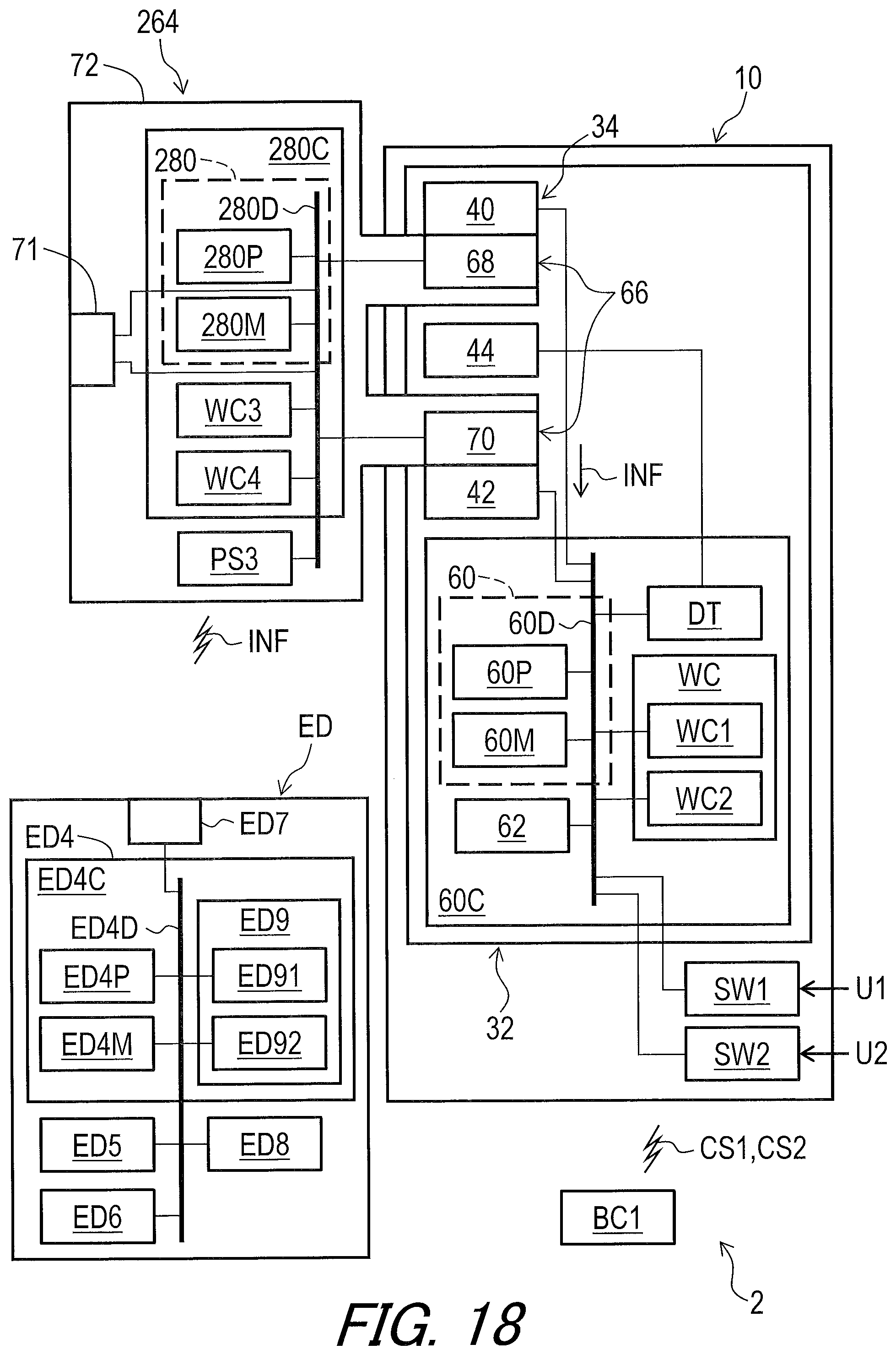 Patent US12128979 Figure 18 – Electric device and operating device for human-powered vehicle