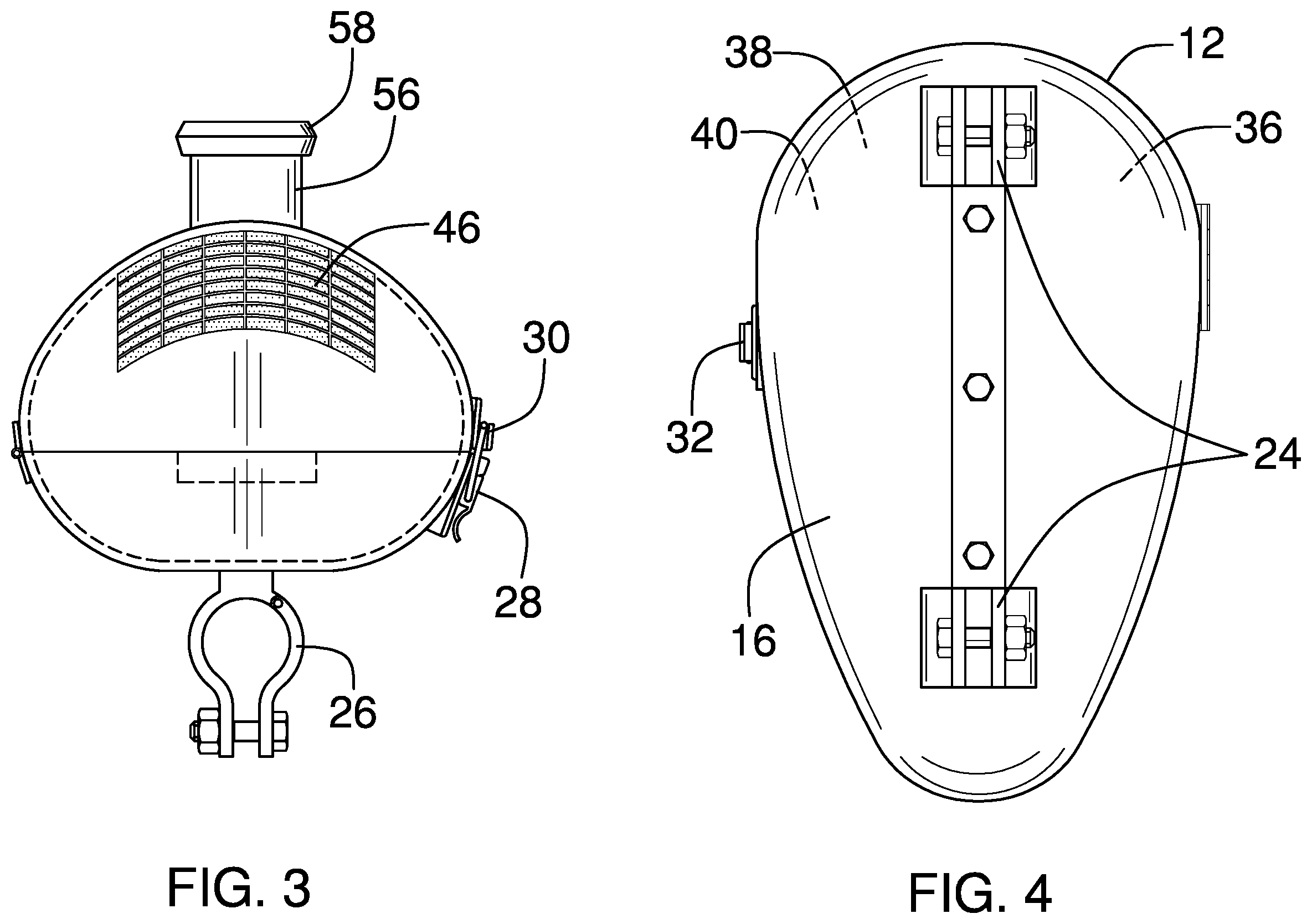 Patent US12128981 Figure 3 – Bicycle mounted storage device