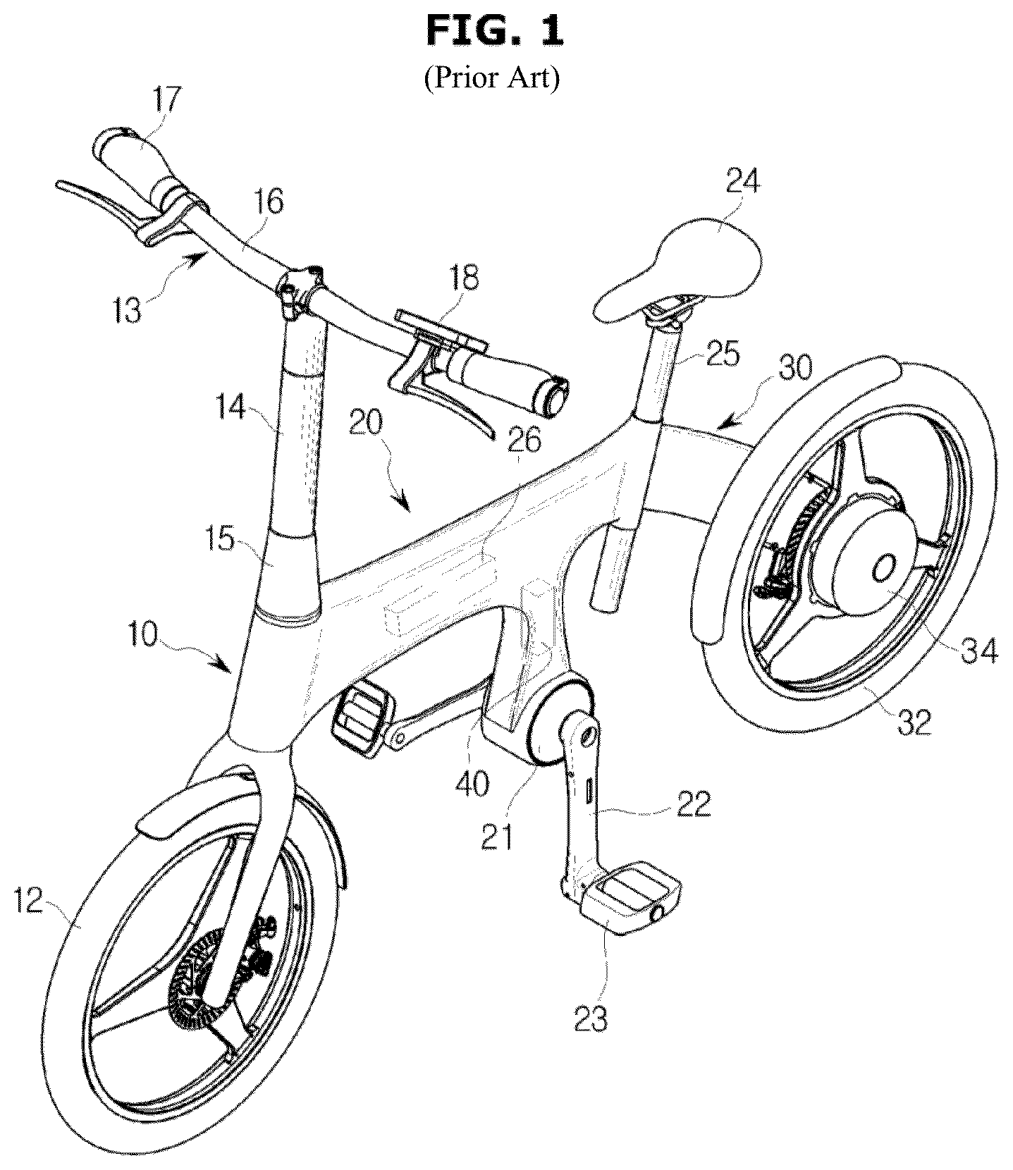 Patent US12128988 Figure 1 – Cadence based shoe-pedal coupling system