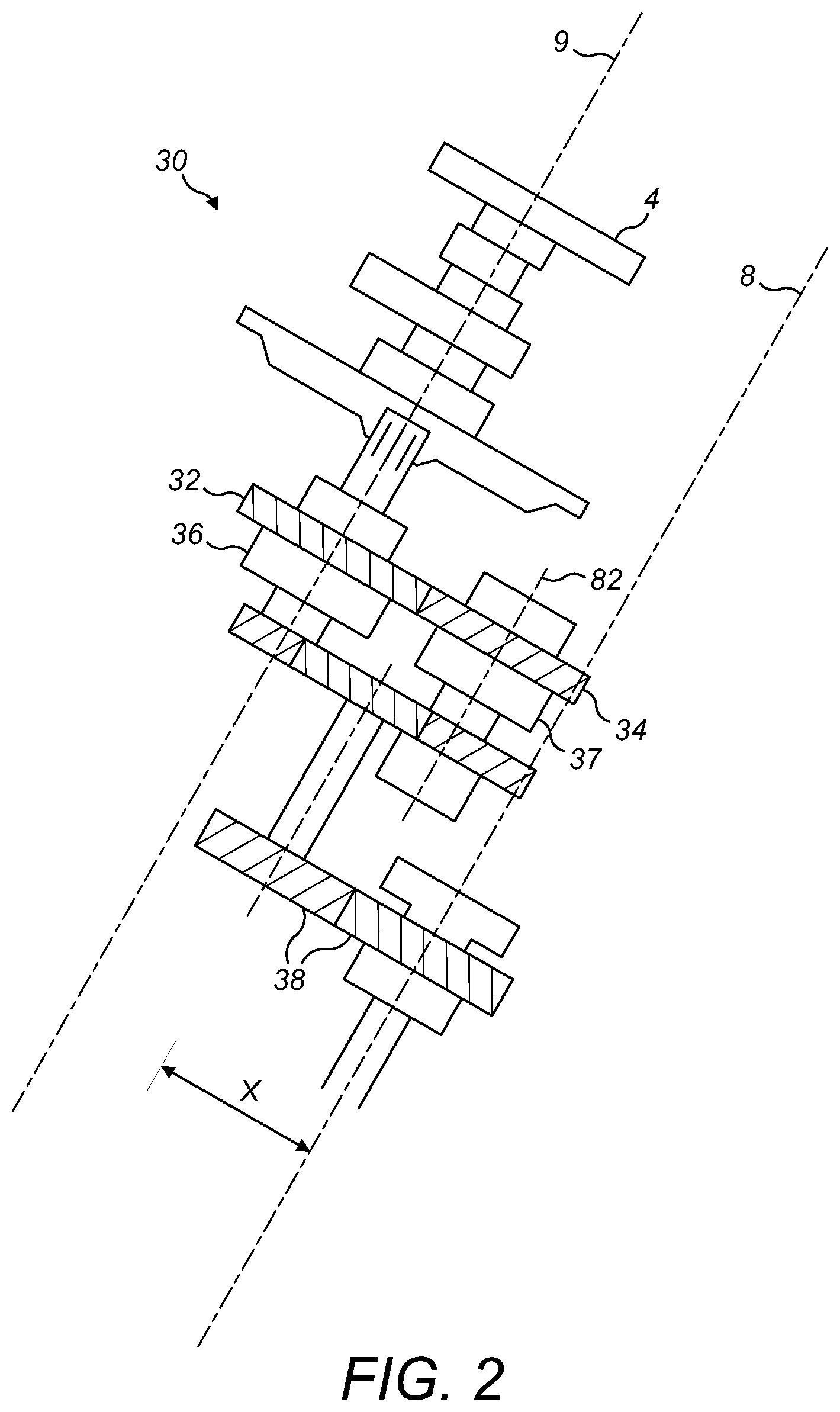 Patent US12129004 Figure 2 – Marine propulsion system