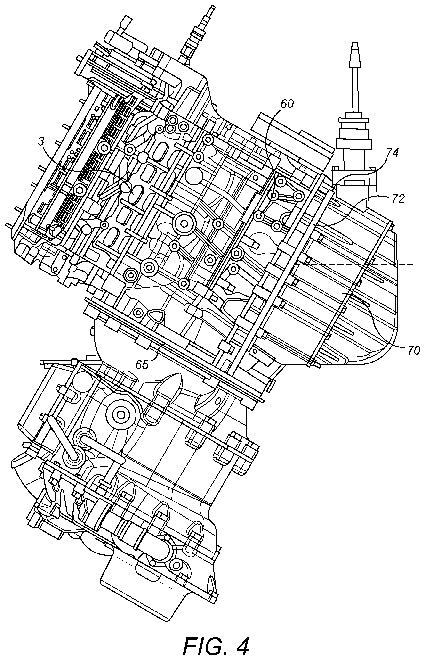 Patent US12129004 Figure 4 – Marine propulsion system