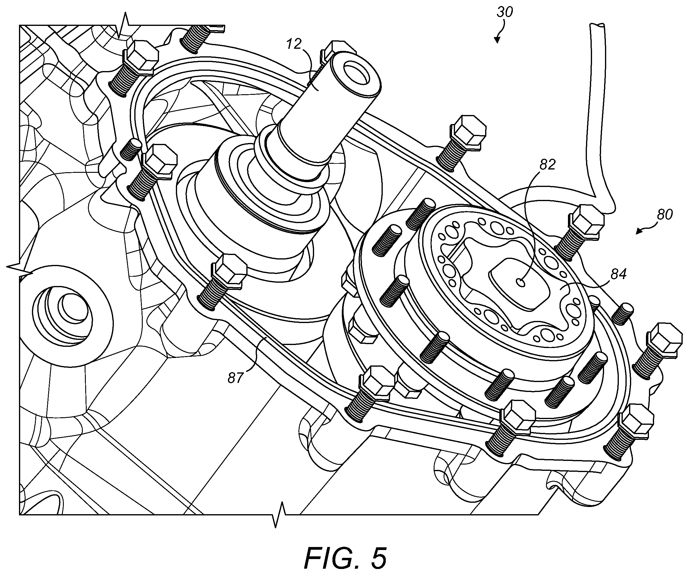 Patent US12129004 Figure 5 – Marine propulsion system