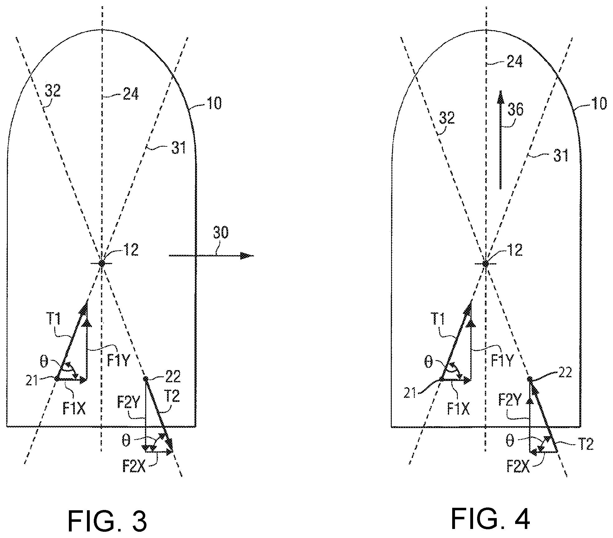 Patent US12129006 Figure 2 – Marine vessel with gyroscope-assisted joystick maneuvering